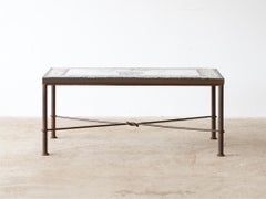 Mid Century French Mosaic Coffee Table