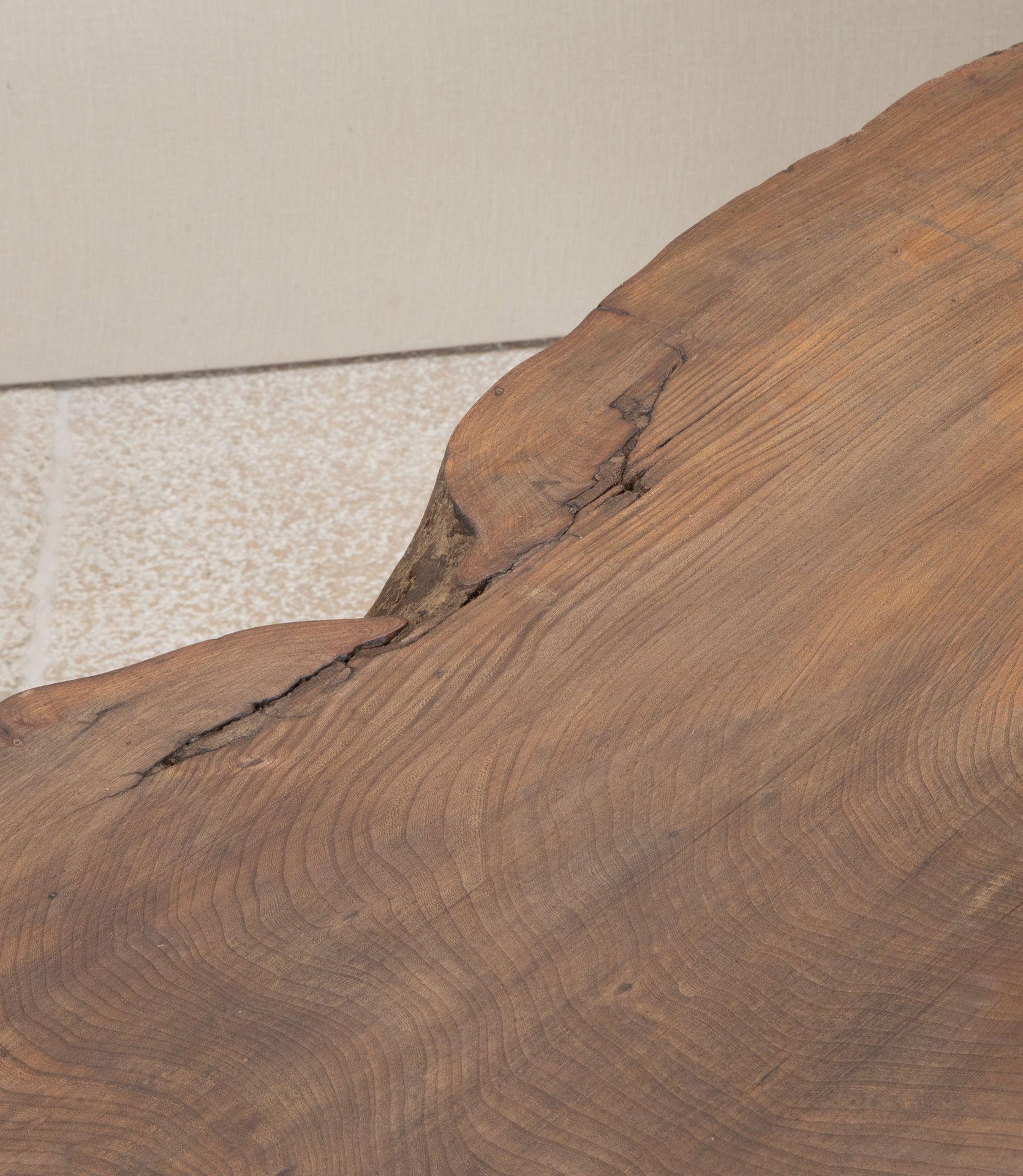 Mid-Century French Naturalistic Wooden Table For Sale 5