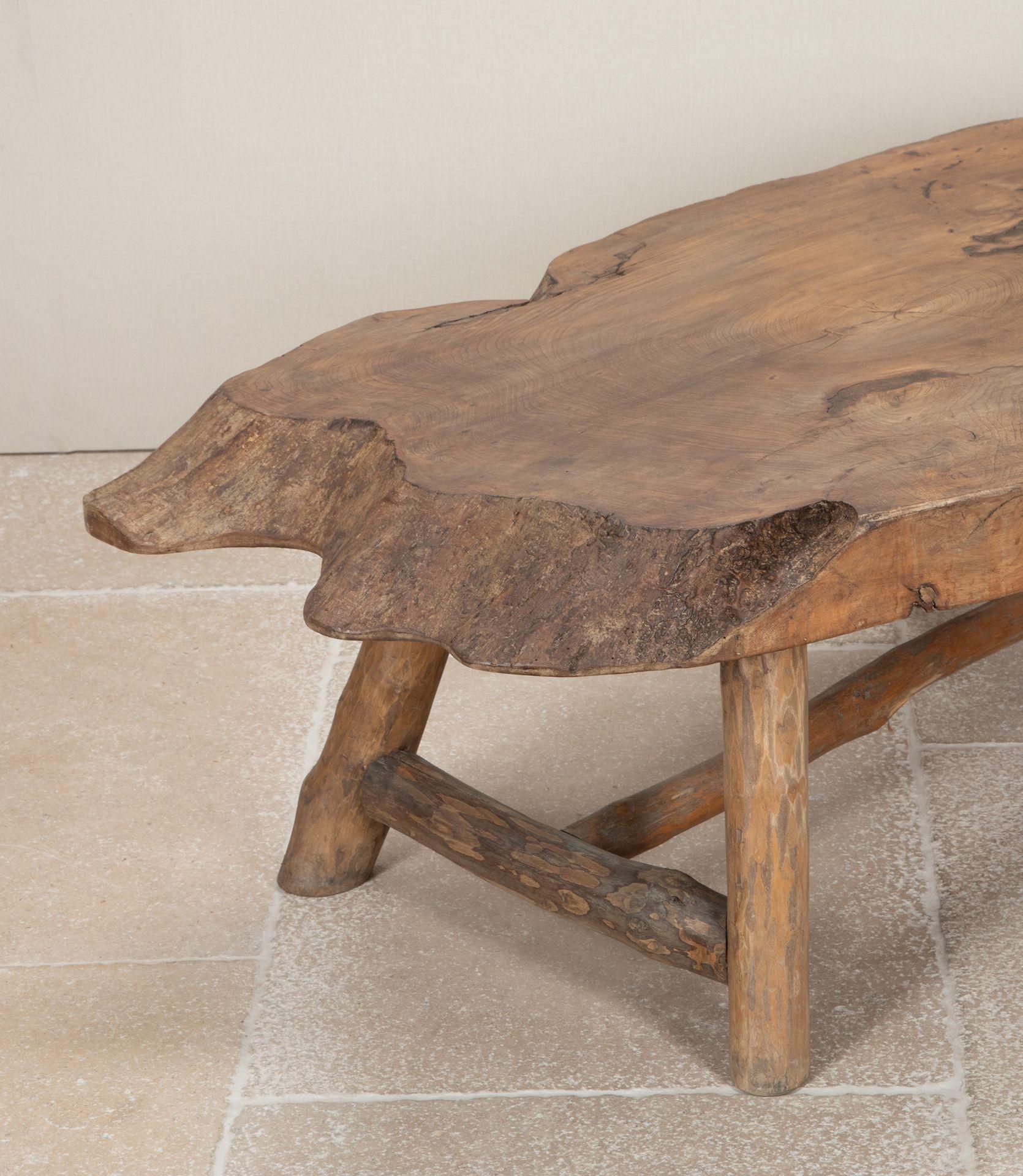Mid-Century French Naturalistic Wooden Table In Good Condition For Sale In Gloucestershire, GB