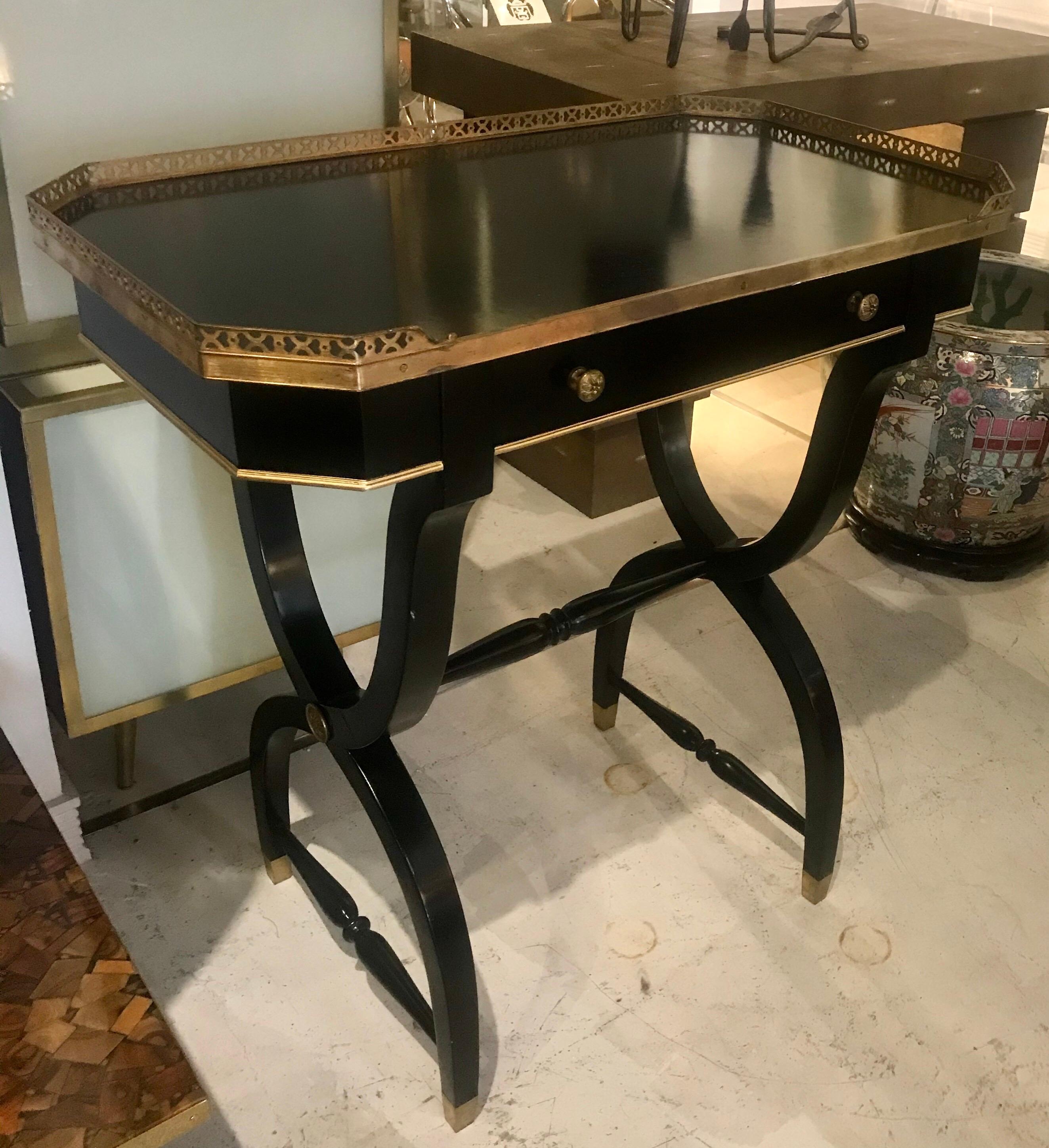 20th Century Midcentury French Neoclassical Writing Desk or Console