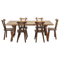 Set per sala da pranzo moderna di metà secolo