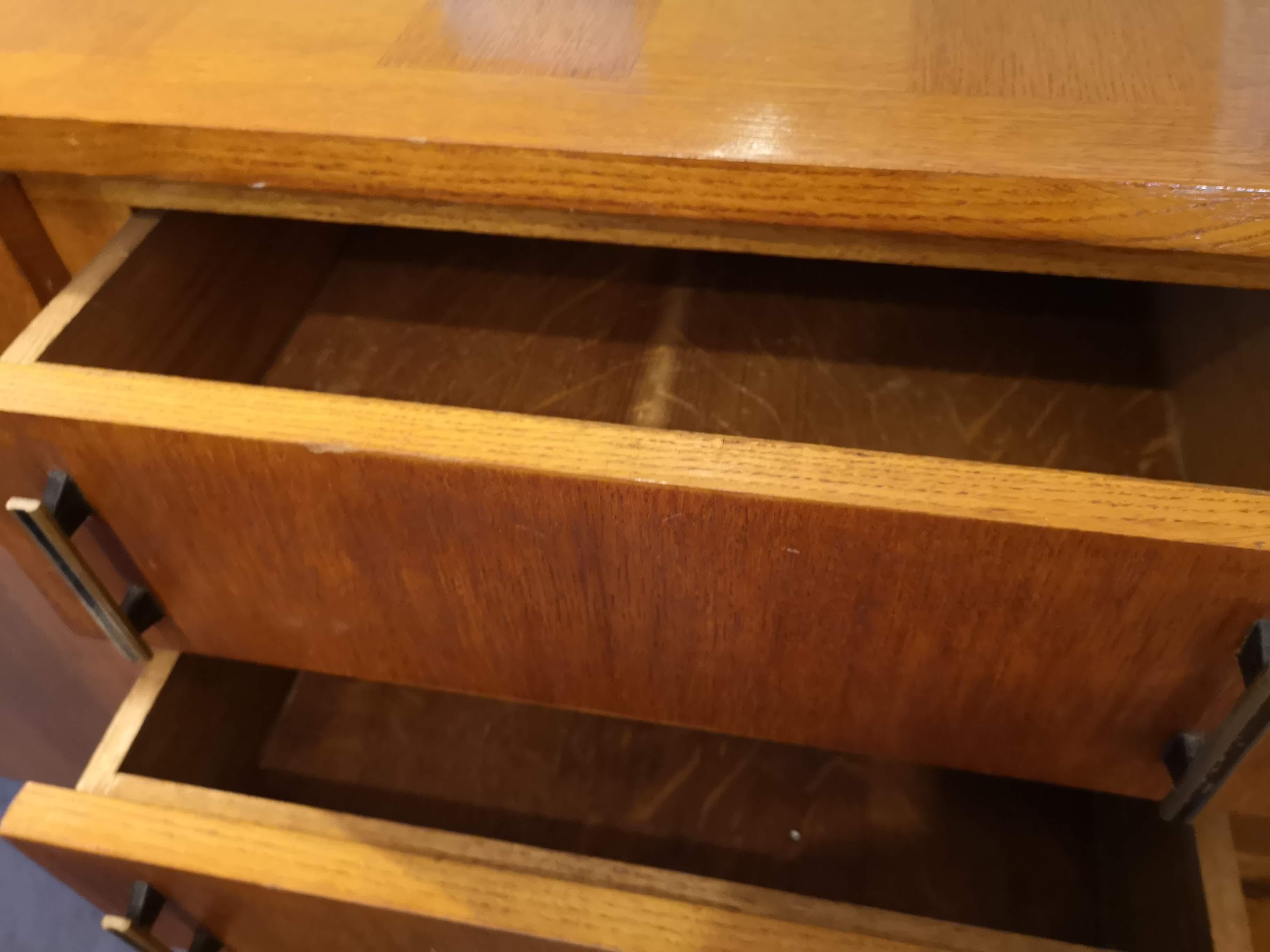 Mid Century French Oak Sideboard 6