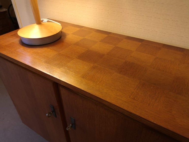 Mid Century French Oak Sideboard For Sale 8