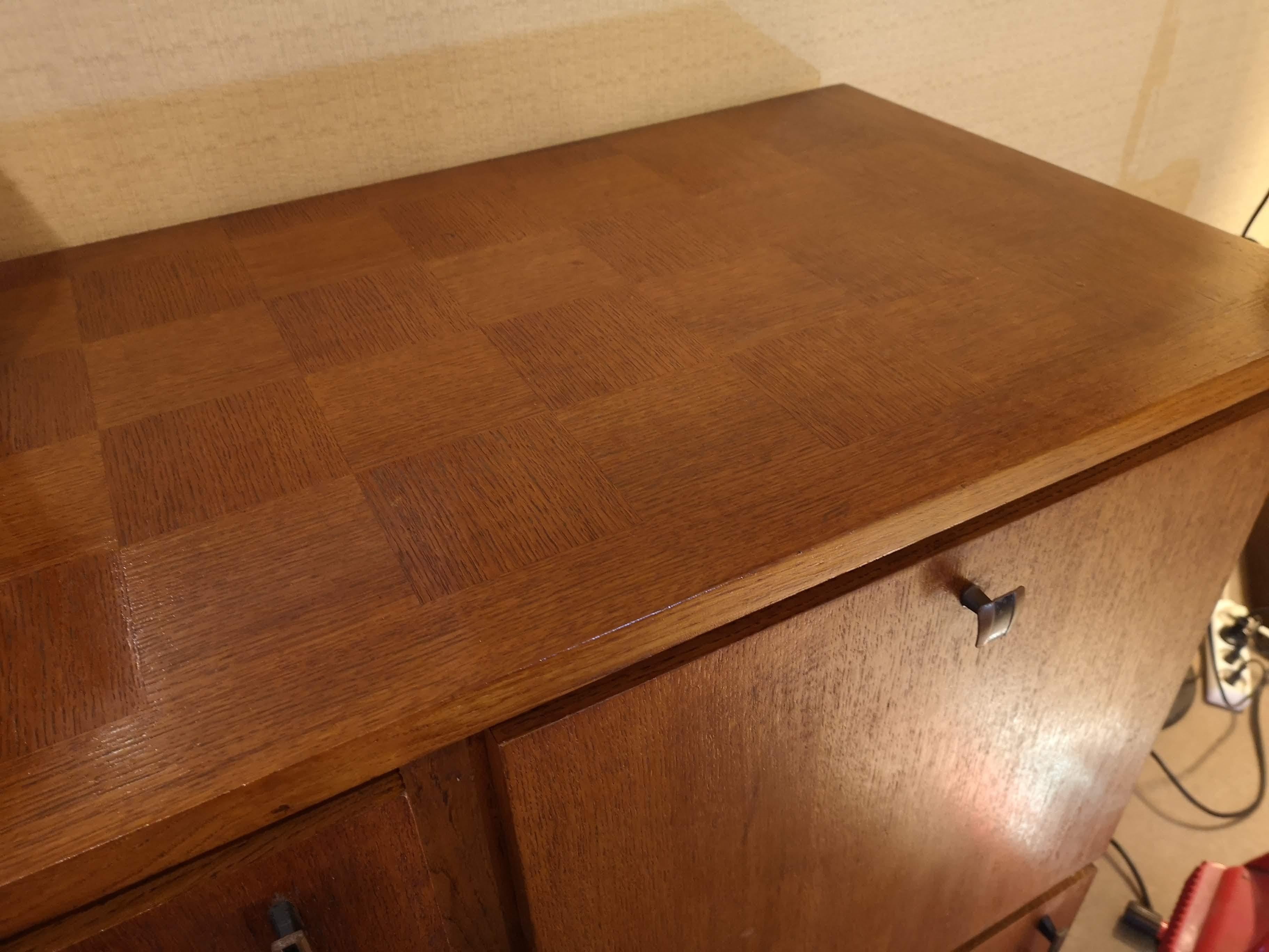 Mid Century French Oak Sideboard 10