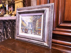 Mid-Century French Oil on Canvas Paris Painting Signed Antoine Blanchard