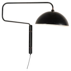Mid-Century French Overscale Atelier Swing-Arm Wall Lamp