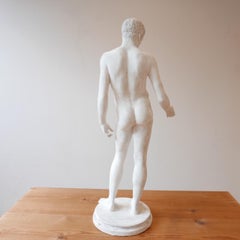 Statua in gesso francese del Medioevo