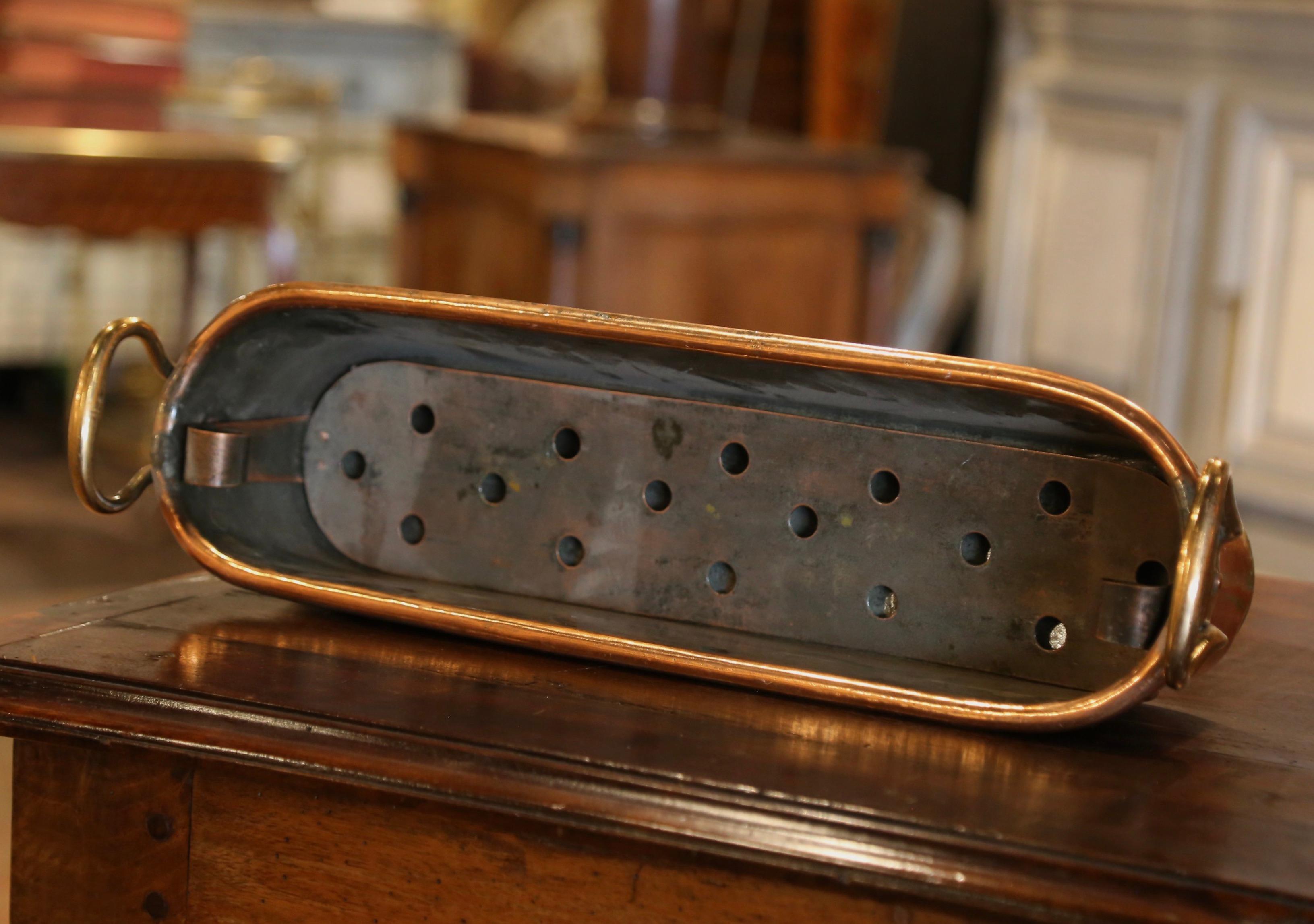 20th Century Mid-Century French Polished Copper 