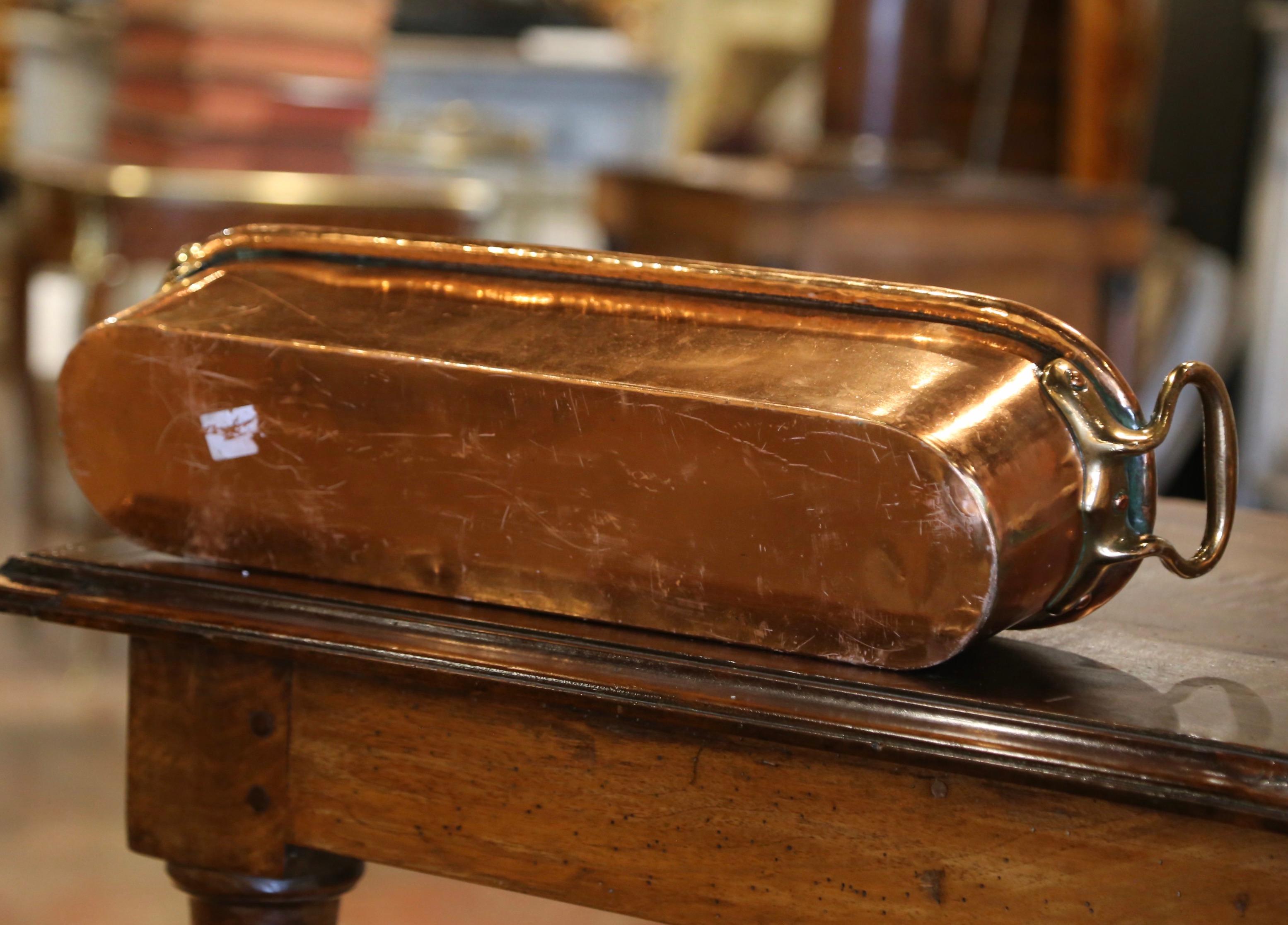 Brass Mid-Century French Polished Copper 