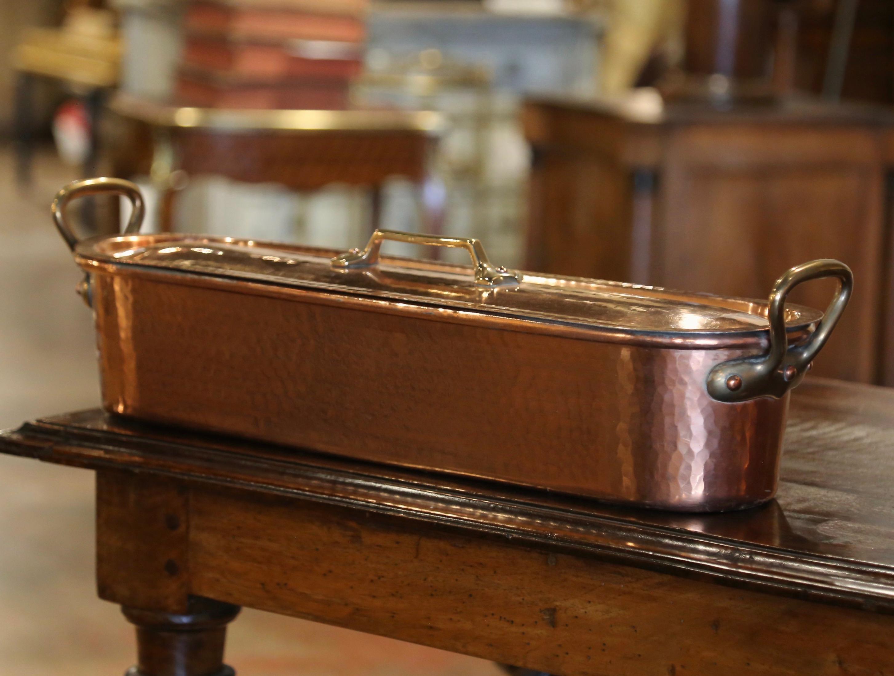 Country Mid-Century French Polished Copper 