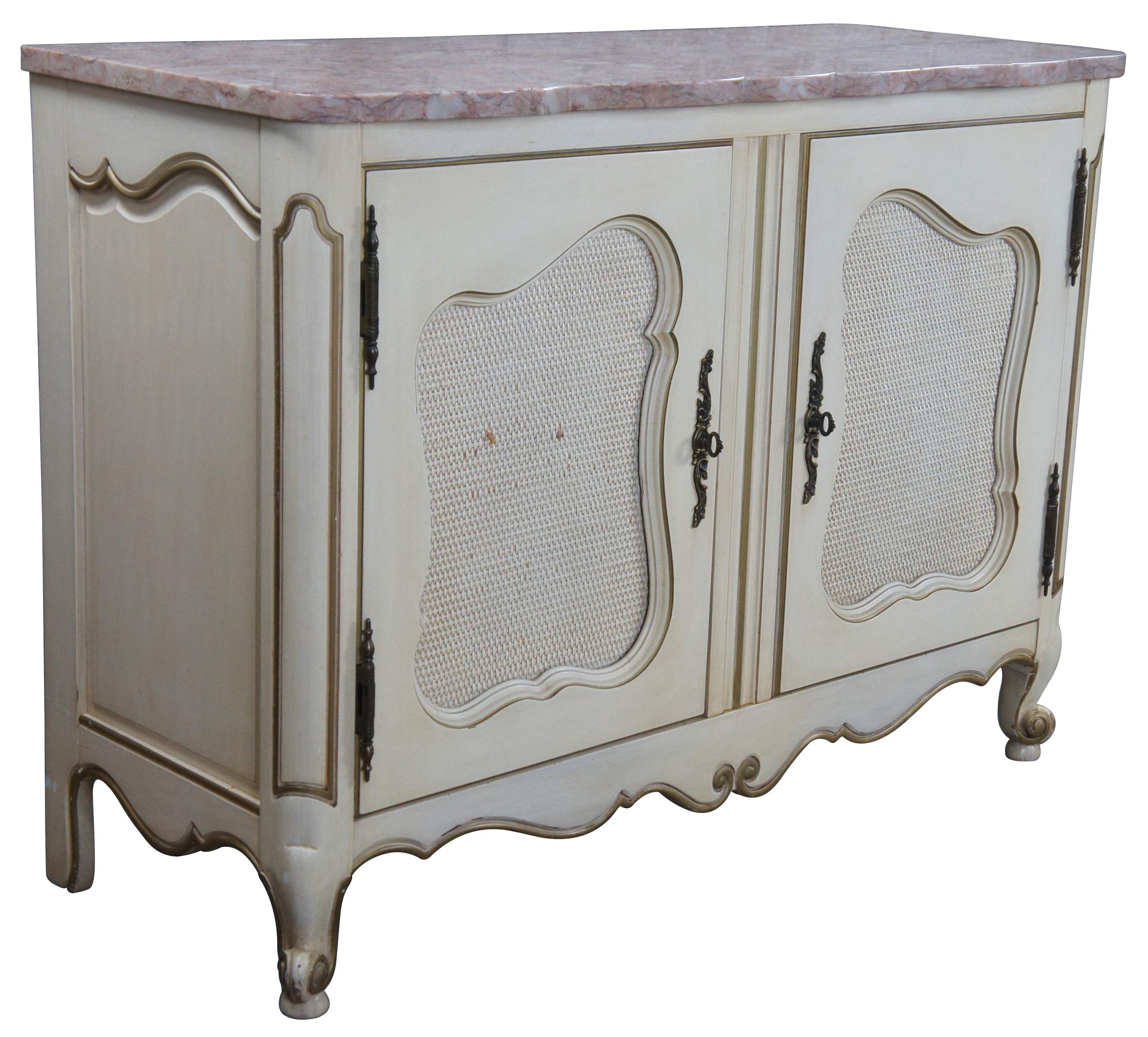 pink console cabinet