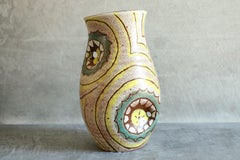 Vaso raro francese di metà secolo di Accolay, Era Capron Innocenti