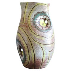 Mid-Century French Rare vase by Accolay, Era Capron Innocenti