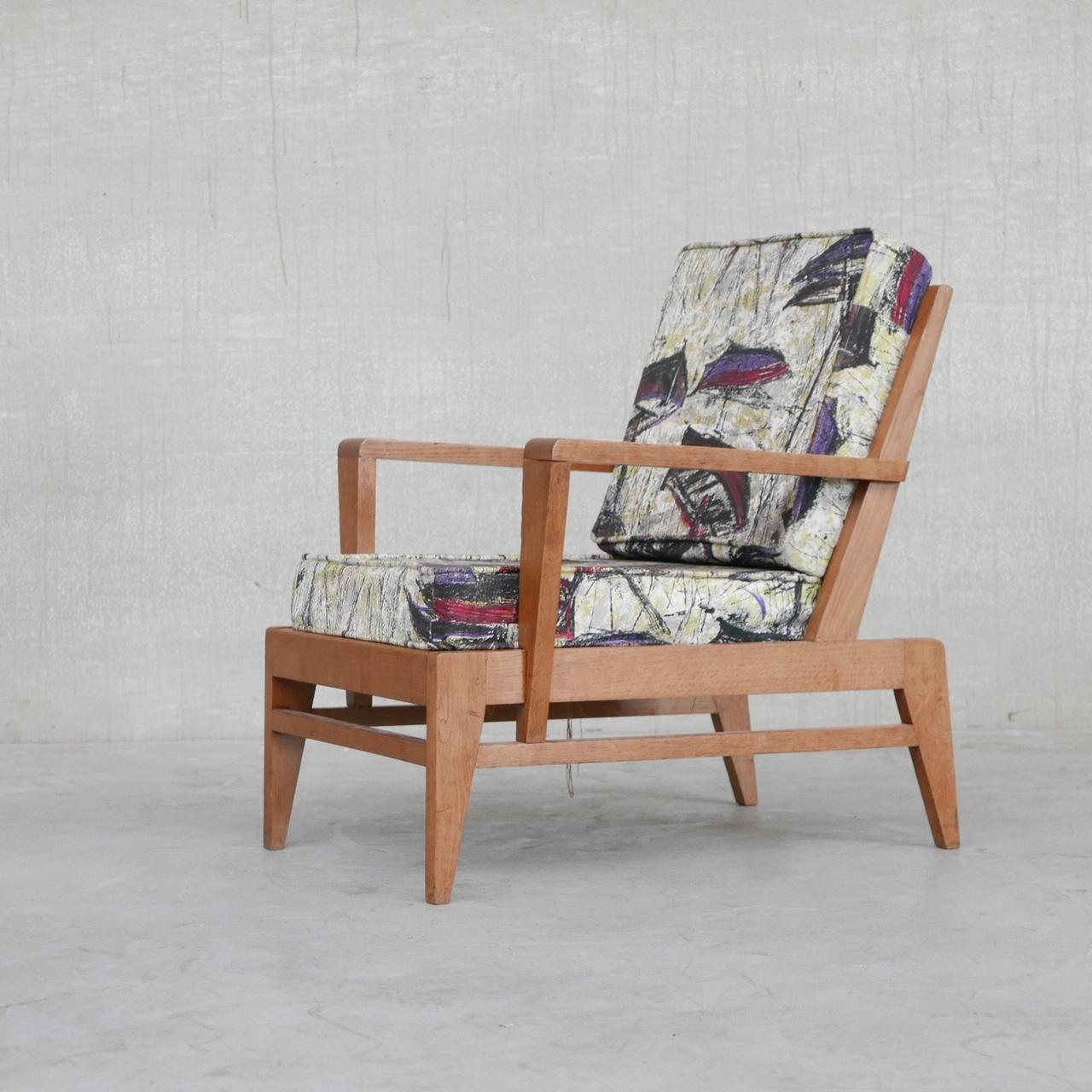 Mid-Century French Re-Construction Armchair by Rene Gabriel 7