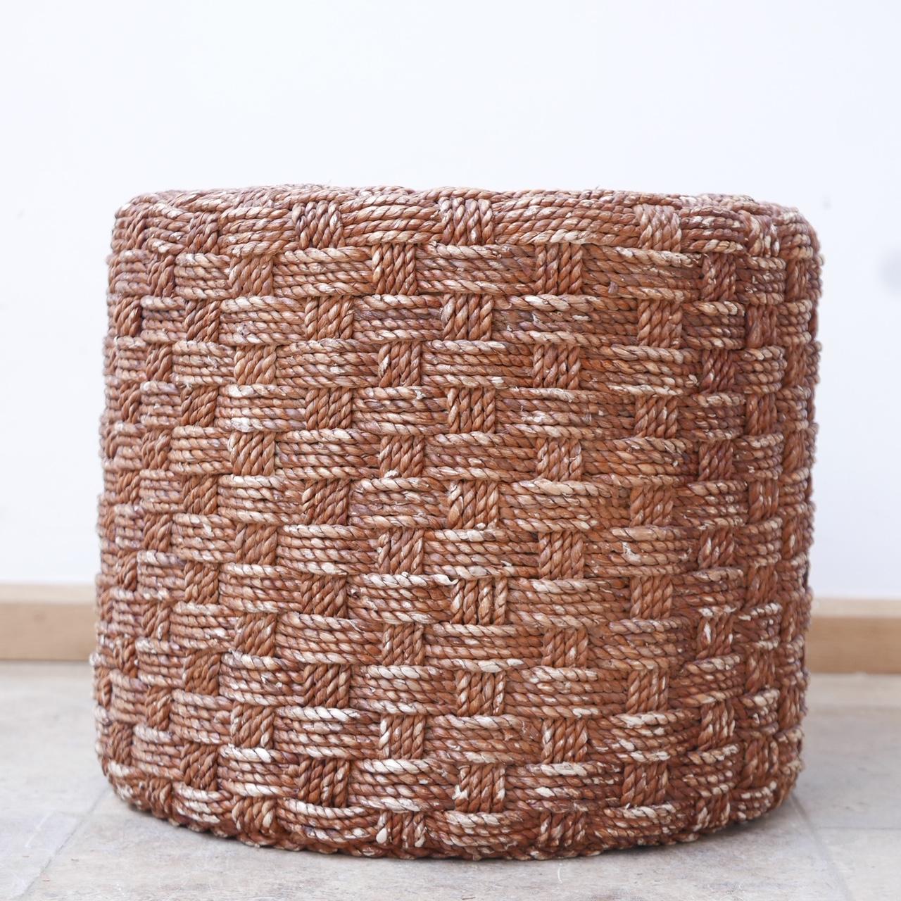 Mid-Century French Rope Stools Attributed to Audoux-Minet 8