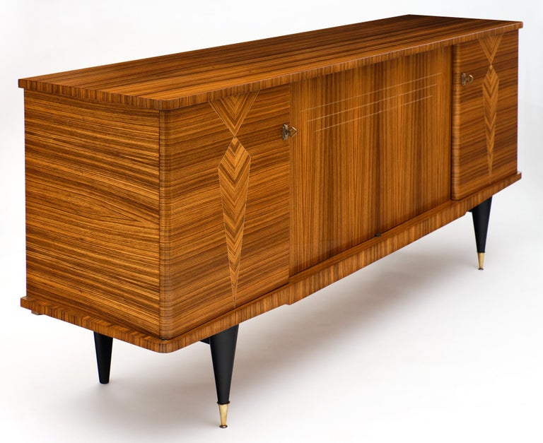 Midcentury French Rosewood Buffet at 1stdibs