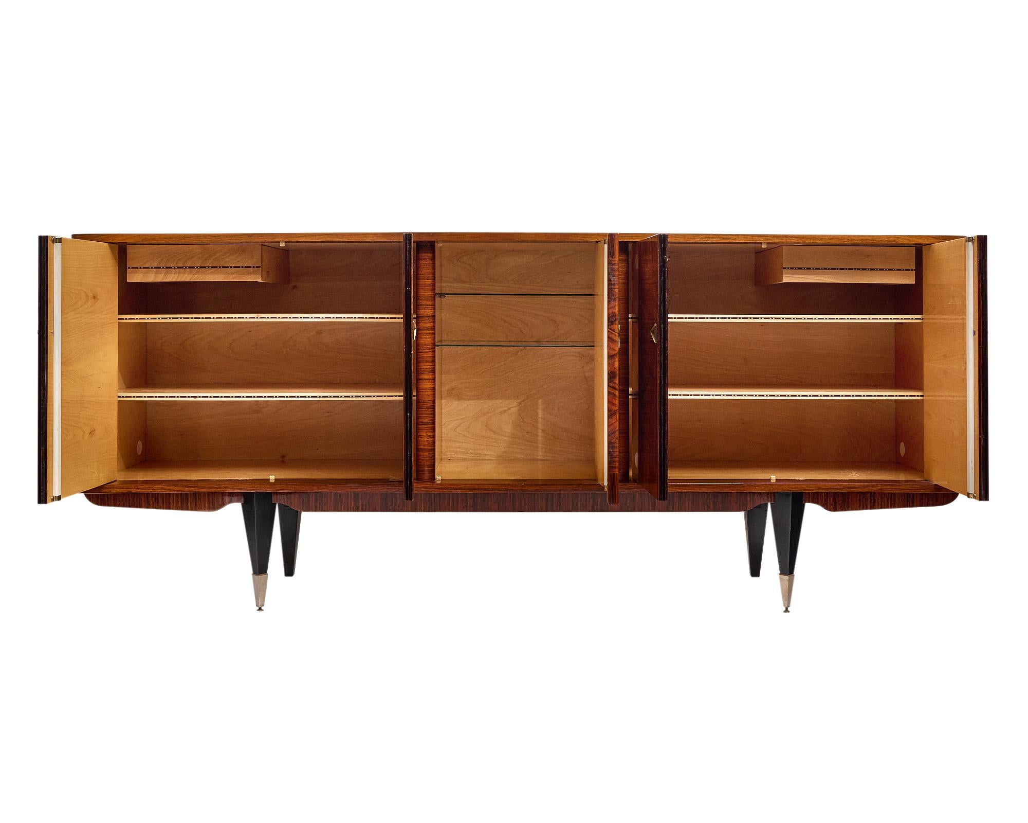 Mid-Century French Rosewood Buffet 2