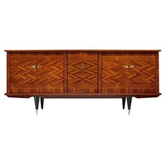 Vintage Mid-Century French Rosewood Buffet