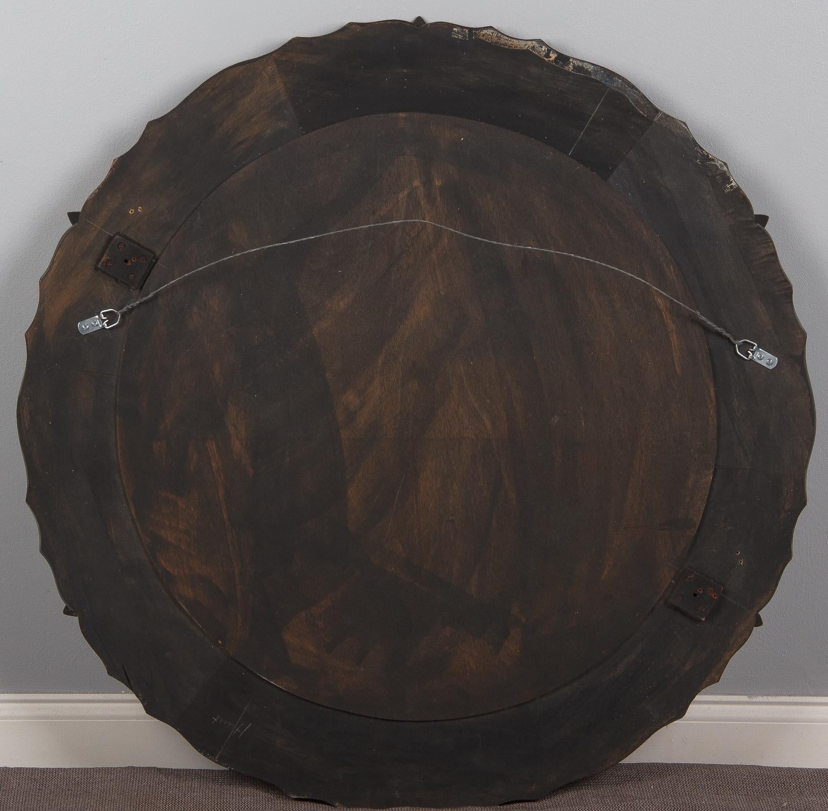 Midcentury French Round Venetian Mirror, 1950s 13