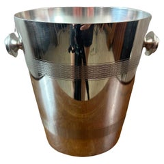 Mid-century French Silver Plate Champagne Bucket, 1960s
