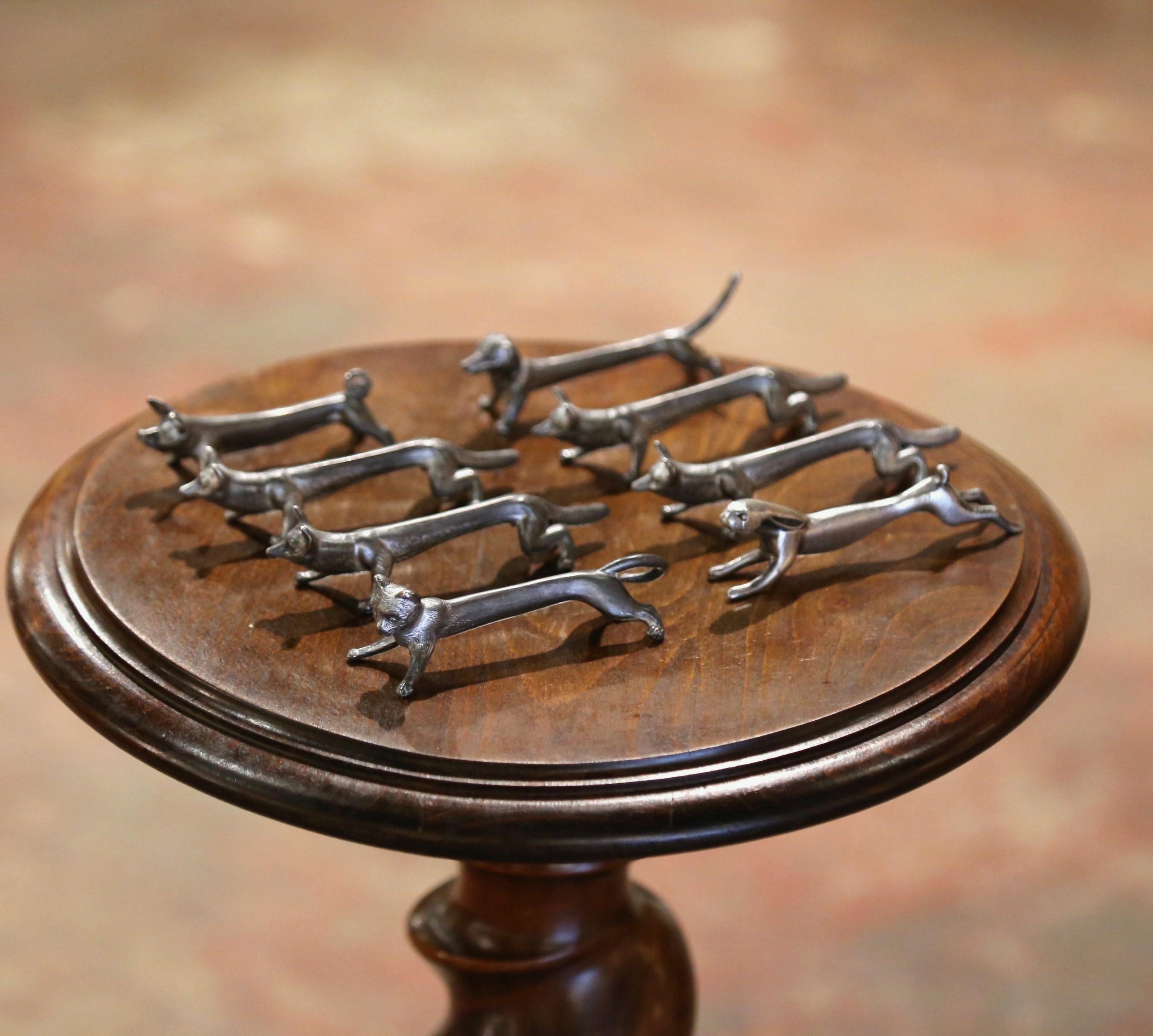 Dress a dining table with elegance using this set of eight 