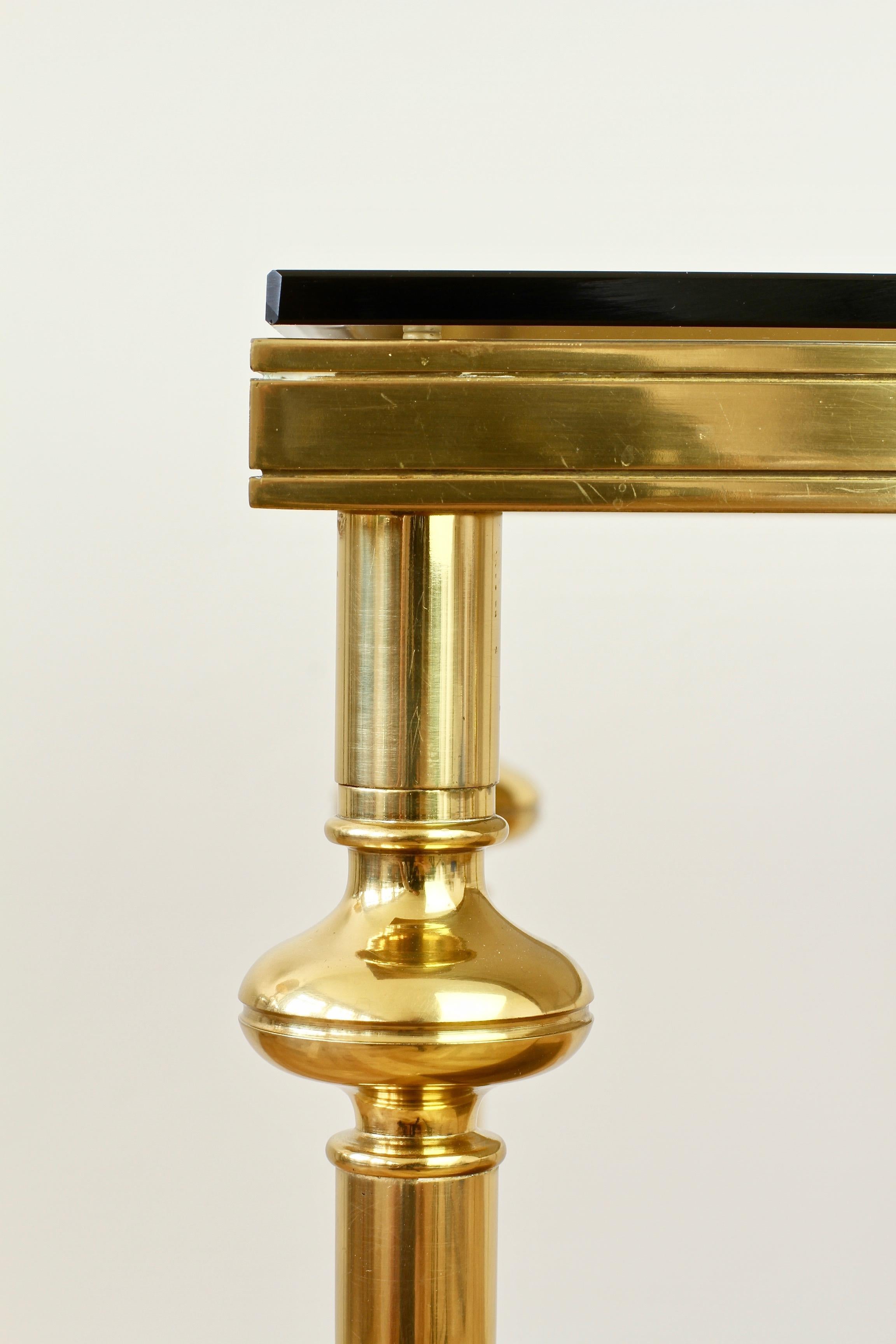 Mid-Century French Solid Cast Brass Side / End Table  13
