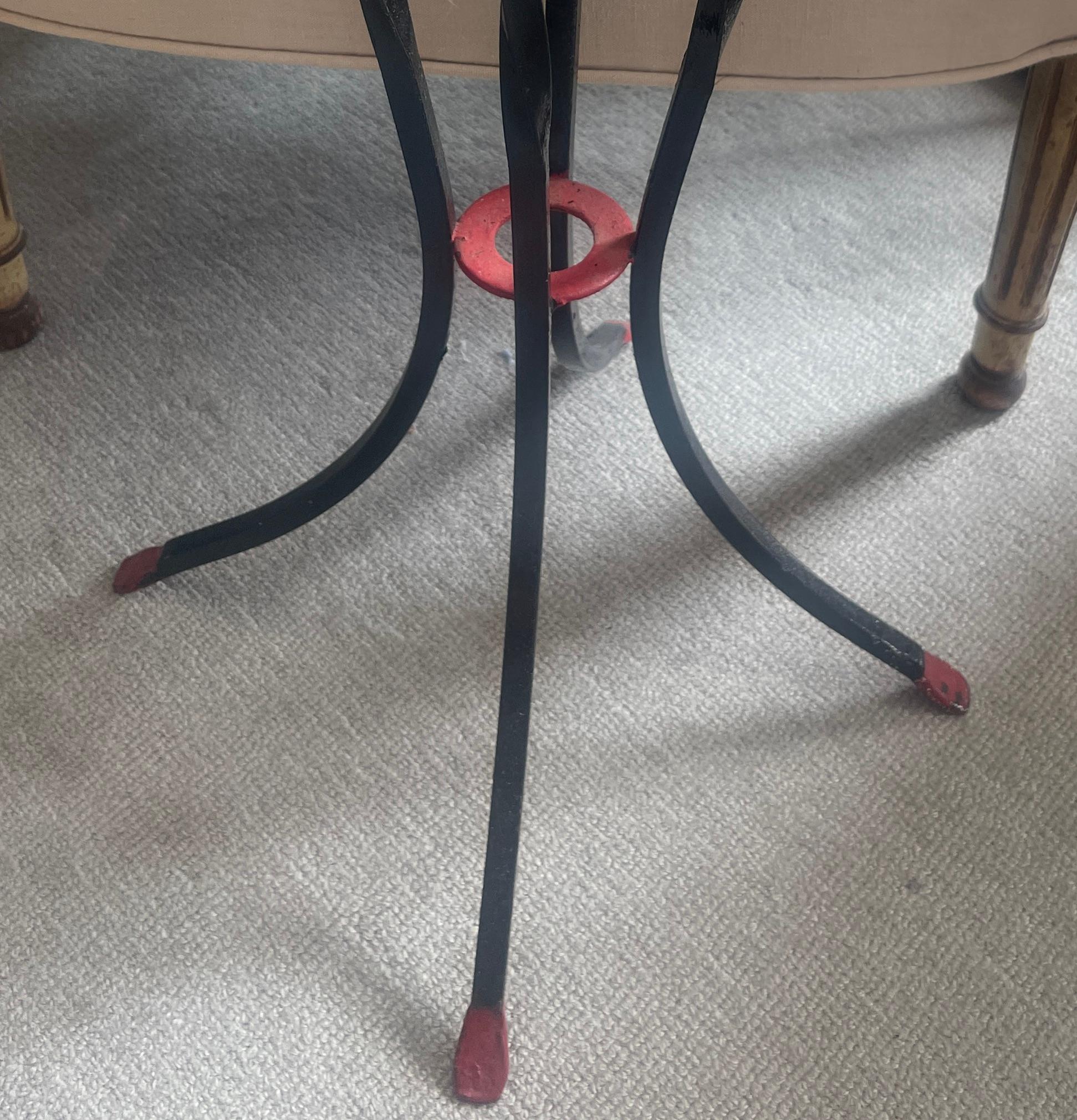 Mid-Century French Standing Ice Bucket Holder & Ice Bucket 7
