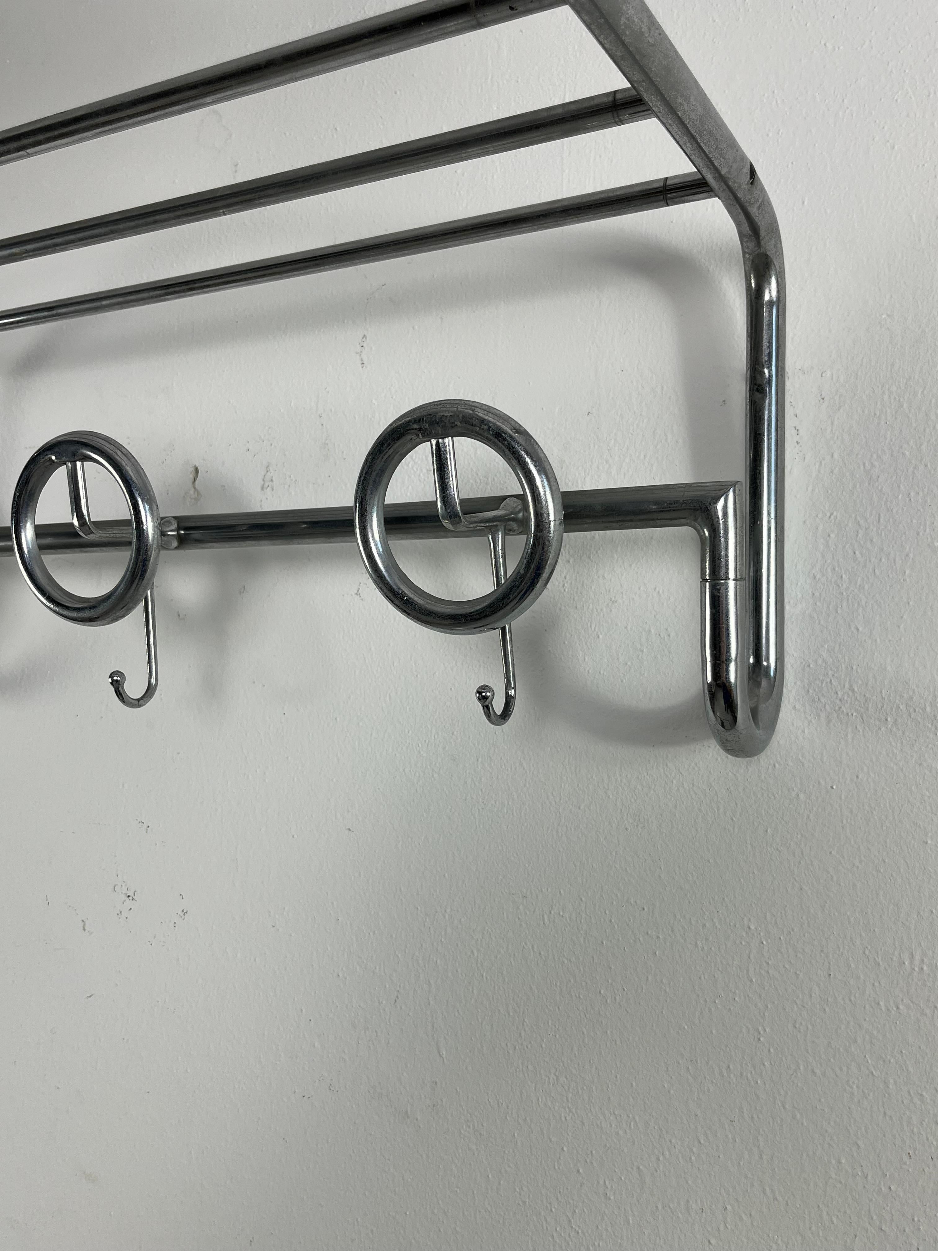 Mid-Century French Steel Coat Hanger, 1950s For Sale 4