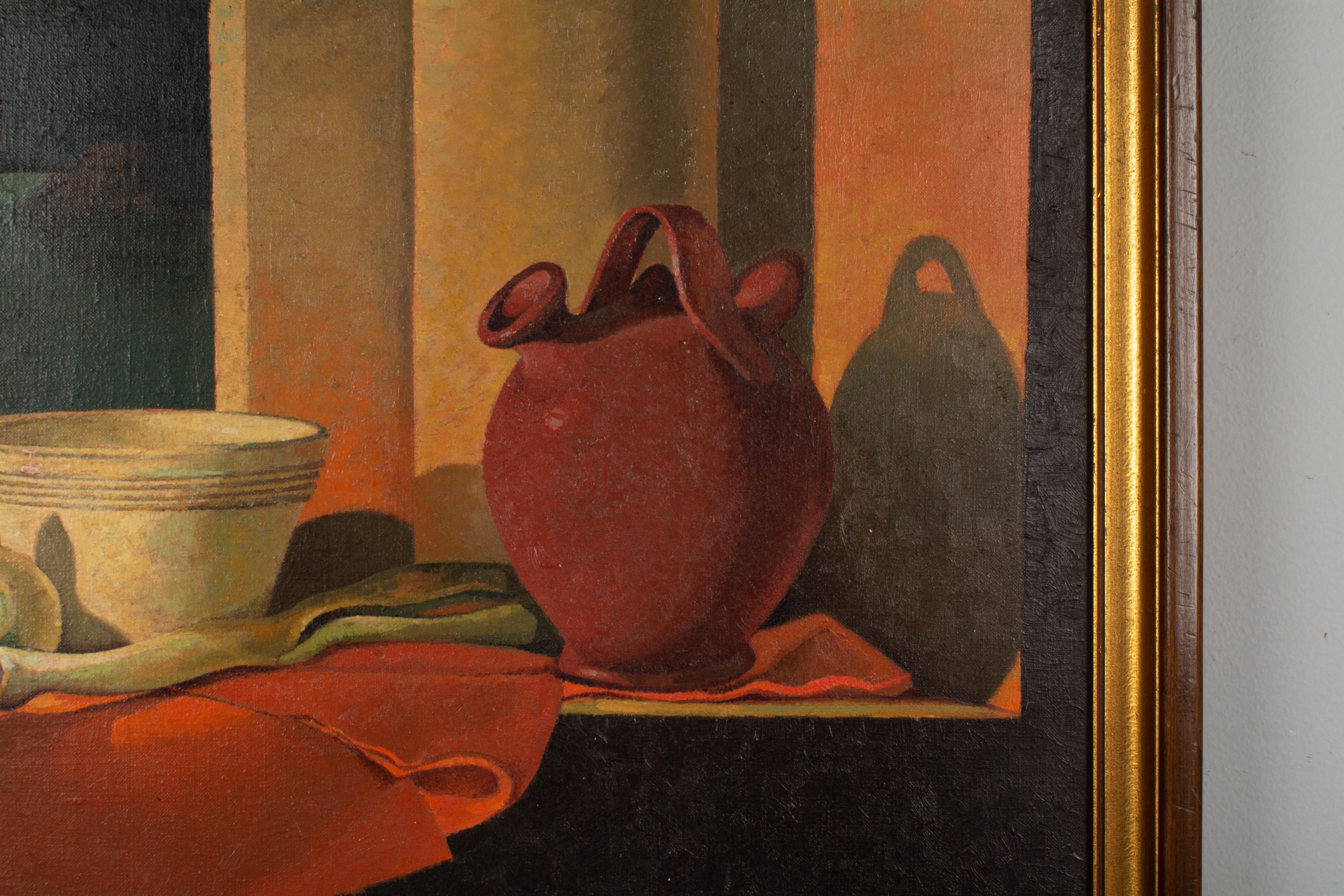 20th Century Midcentury French Still Life by Hubert Gaillard For Sale