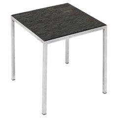 Retro Mid-Century French Stone Side Table