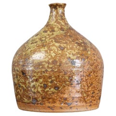 Mid-Century French Stoneware Vase by Gustave Tiffoche, La Borne Potters, 1960s