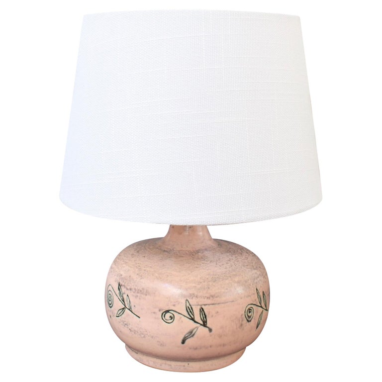 Mid Century French Table Lamp With Leaf Motif By Jacques Blin C 1950s Small At 1stdibs Mid Century French Table Lamp With Leaf, Leaf Small Table Lamp
