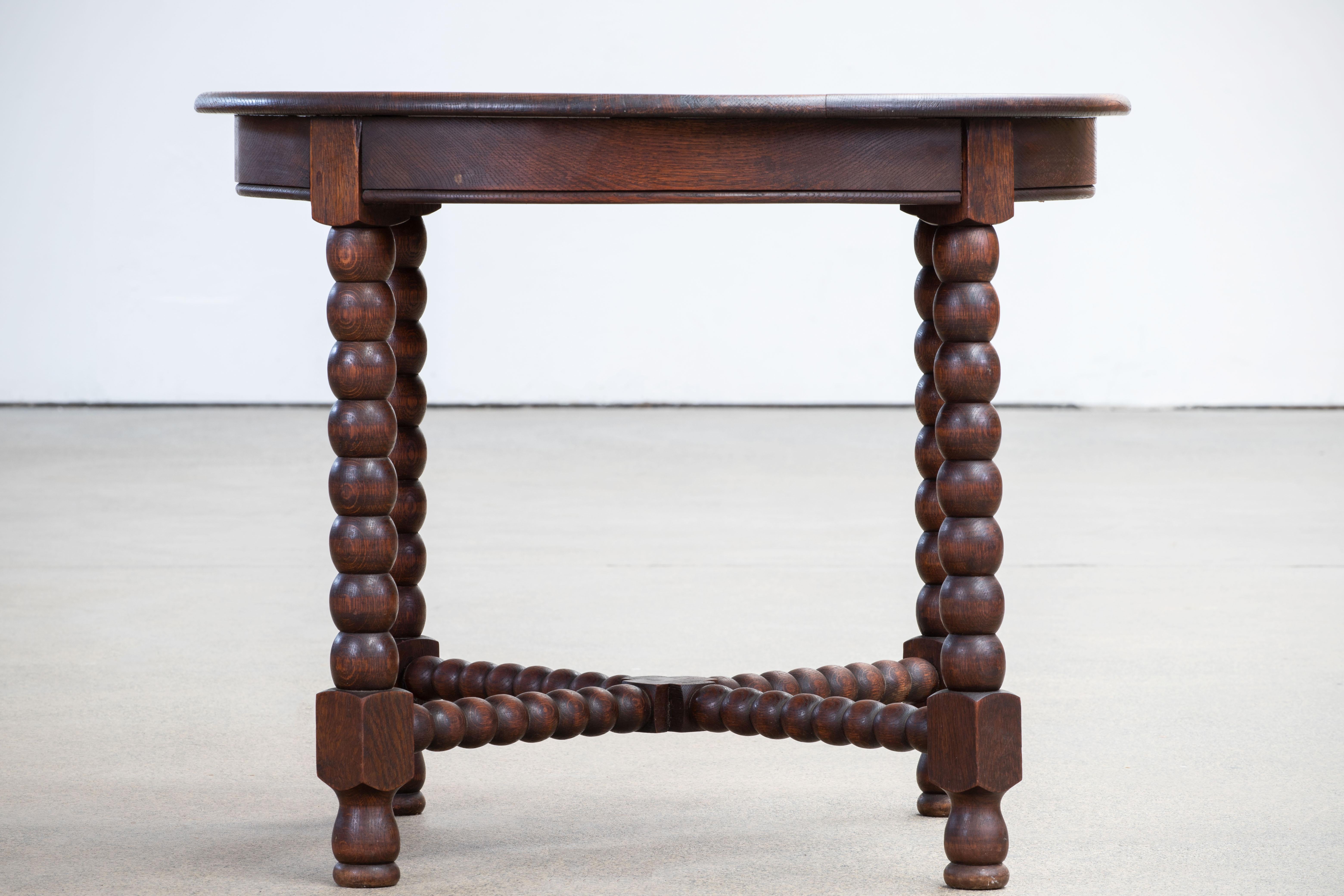 Mid-Century French Table Oak, France For Sale 1