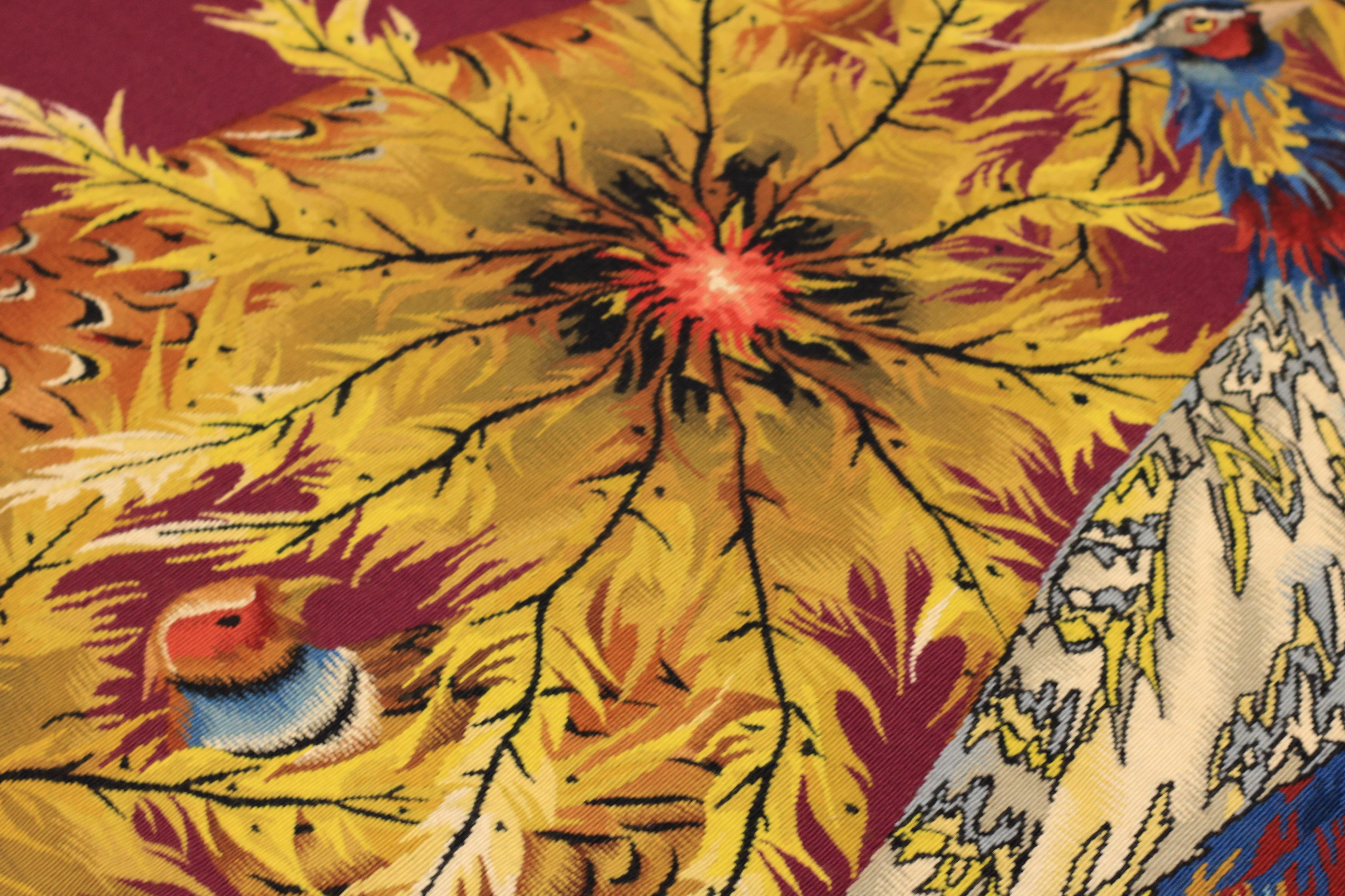 Mid Century French Tapestry 4’11” x 7’4” For Sale 1