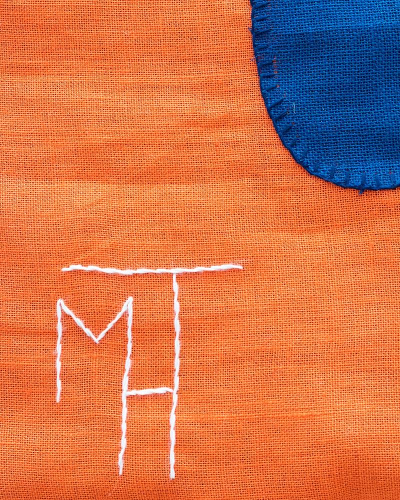 Mid-century French tapestry, signed In Good Condition For Sale In Brussels, BE