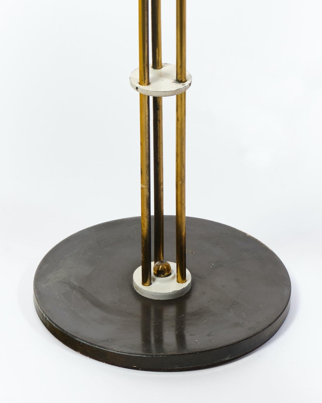 Mid-Century Modern Mid-Century French Triple Stem Floor Lamp For Sale