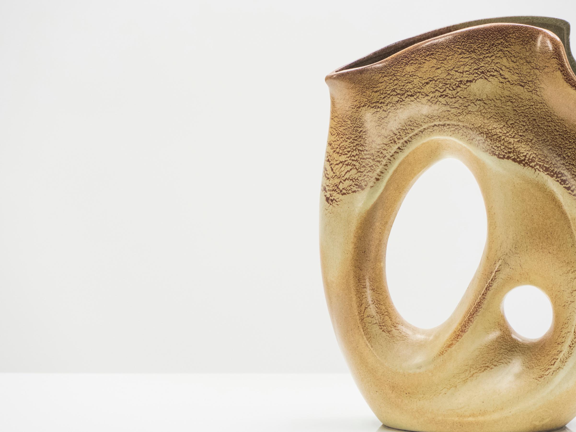 Midcentury French Vallauris Ceramic Vase, 1960s (Keramik)