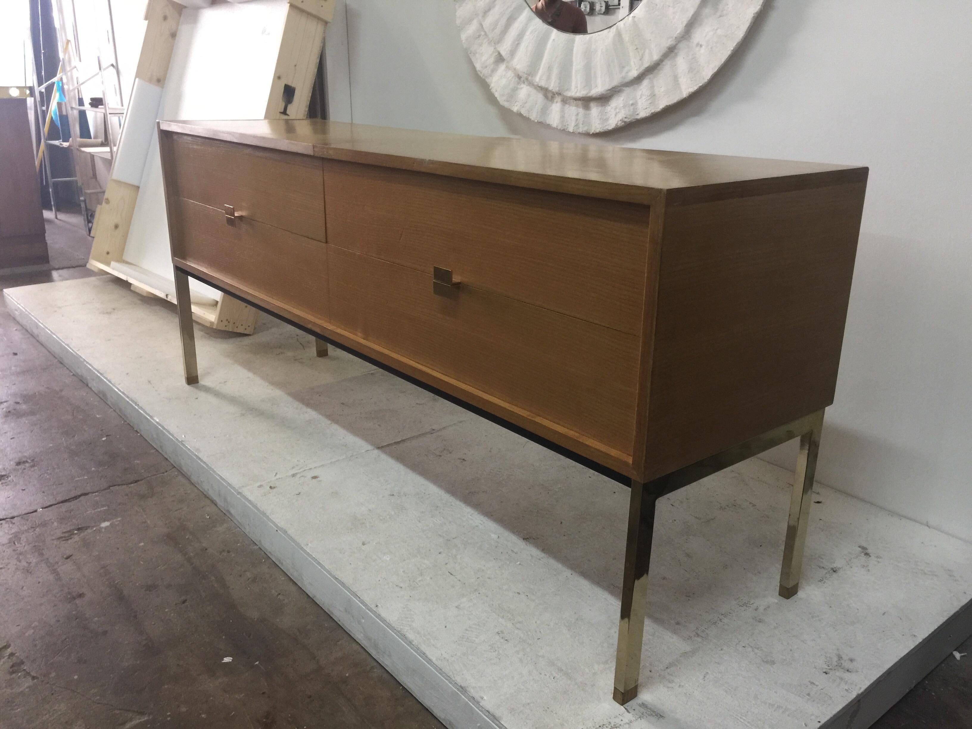 Mid-Century Modern Midcentury Roger Landault French Cabinet For Sale