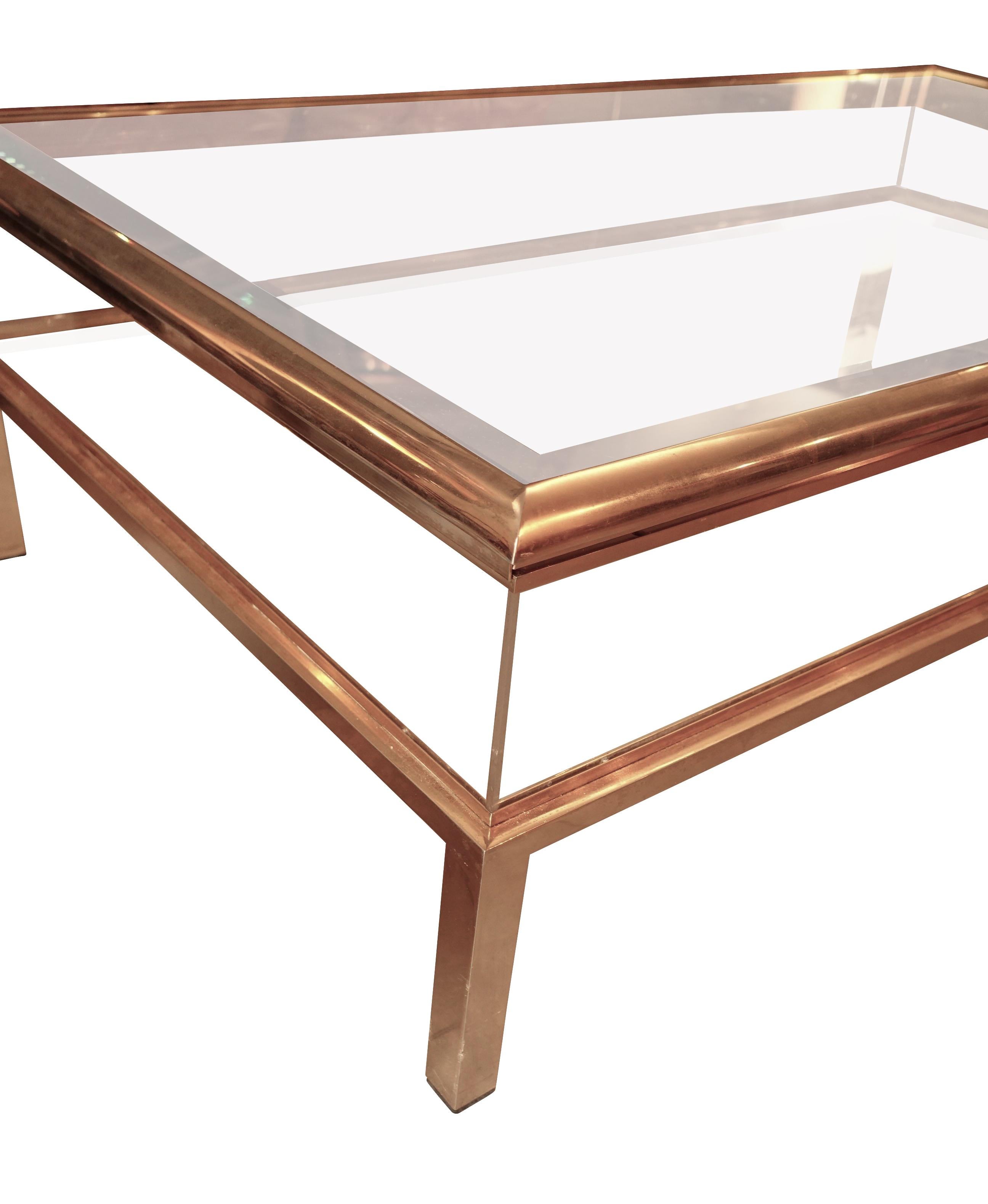 Midcentury French Vitrine Coffee Table In Good Condition In New York, NY