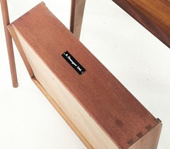 Midcentury French Walnut Bedside Cabinets by John Herbert, 1960s