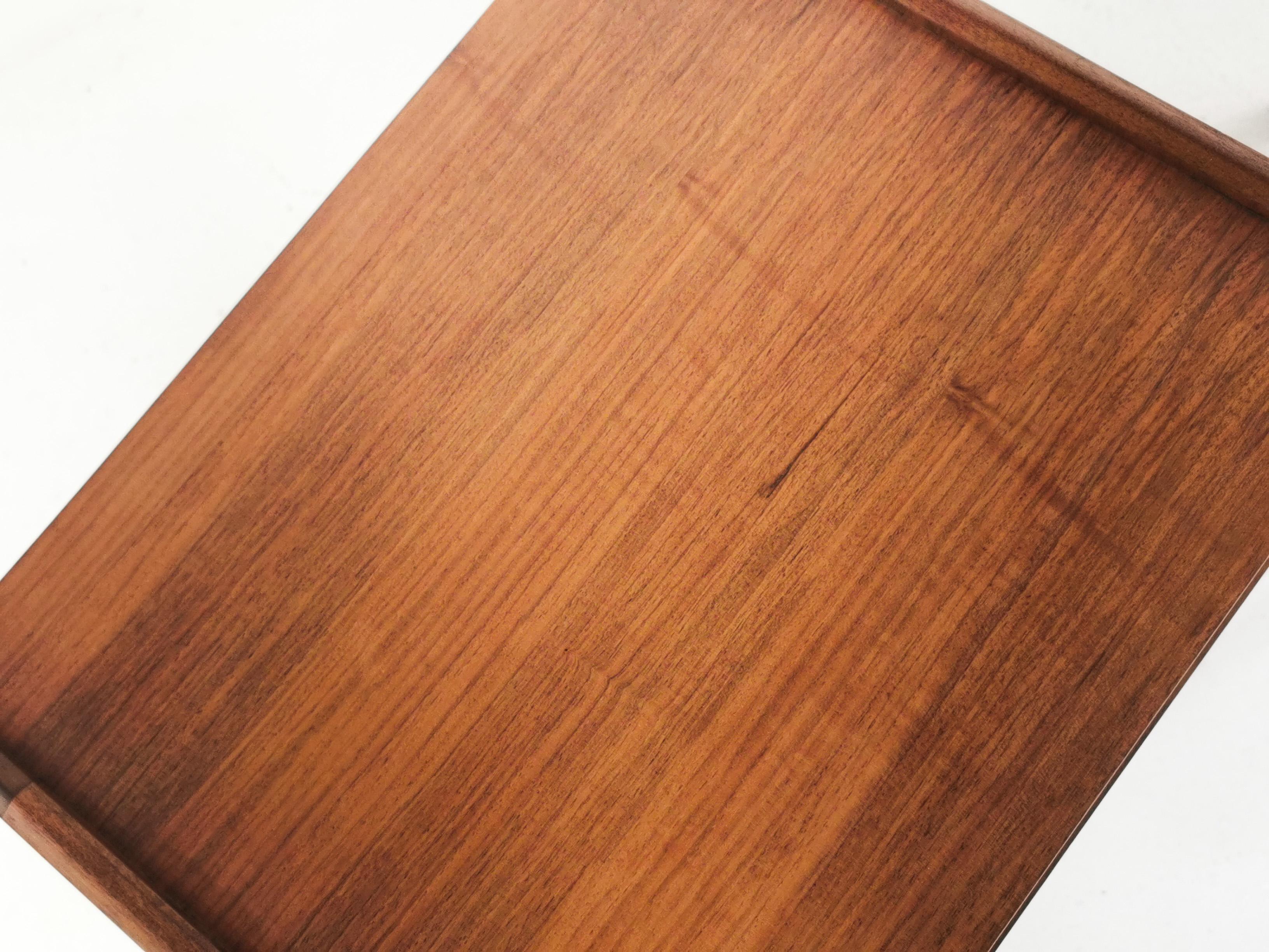 European Midcentury French Walnut Bedside Cabinets by John Herbert, 1960s