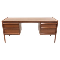 Mid Century French Walnut Desk By John Herbert, 1960s