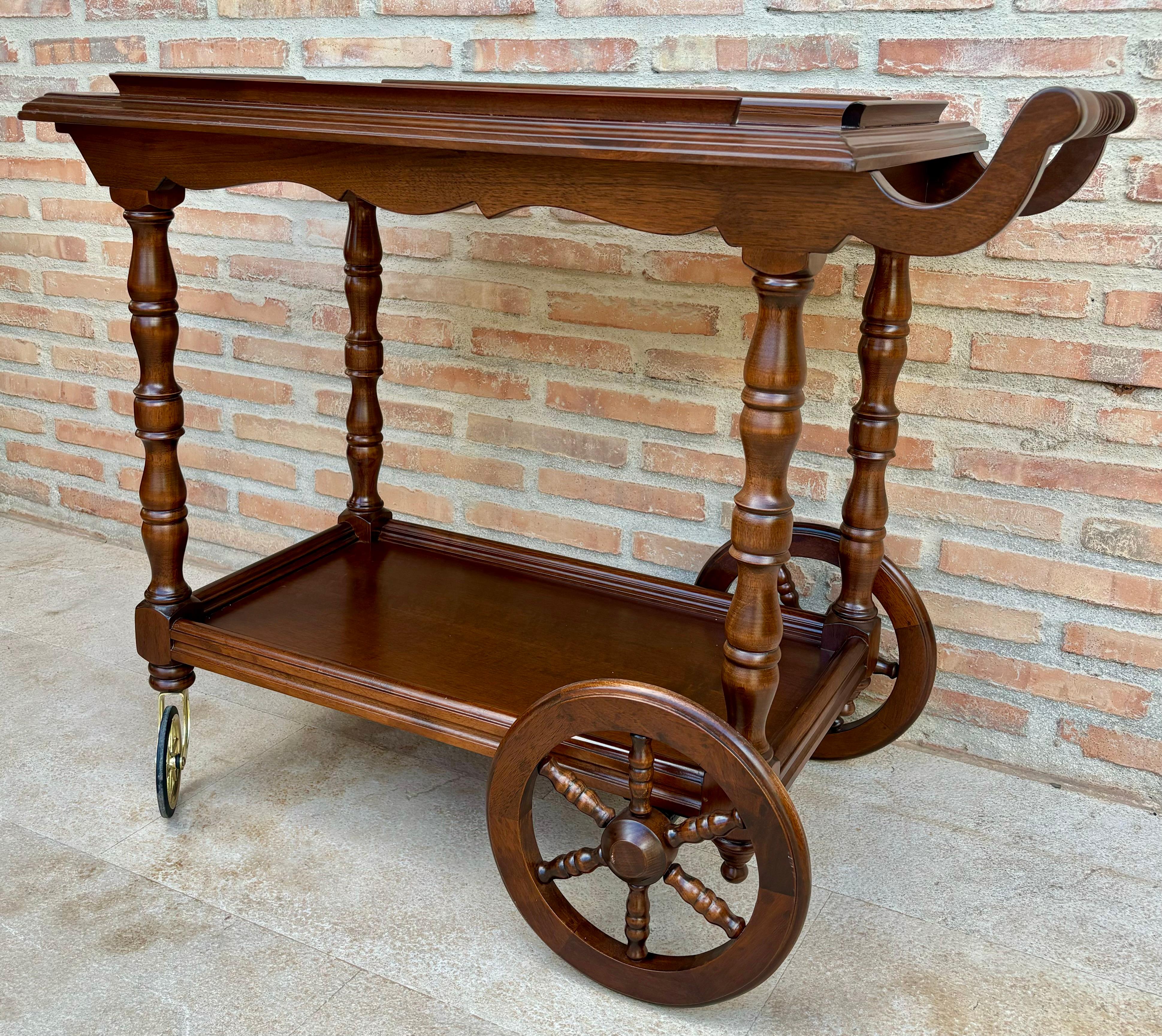 Carrello da bar francese di metà secolo, anni '50 in vendita 4