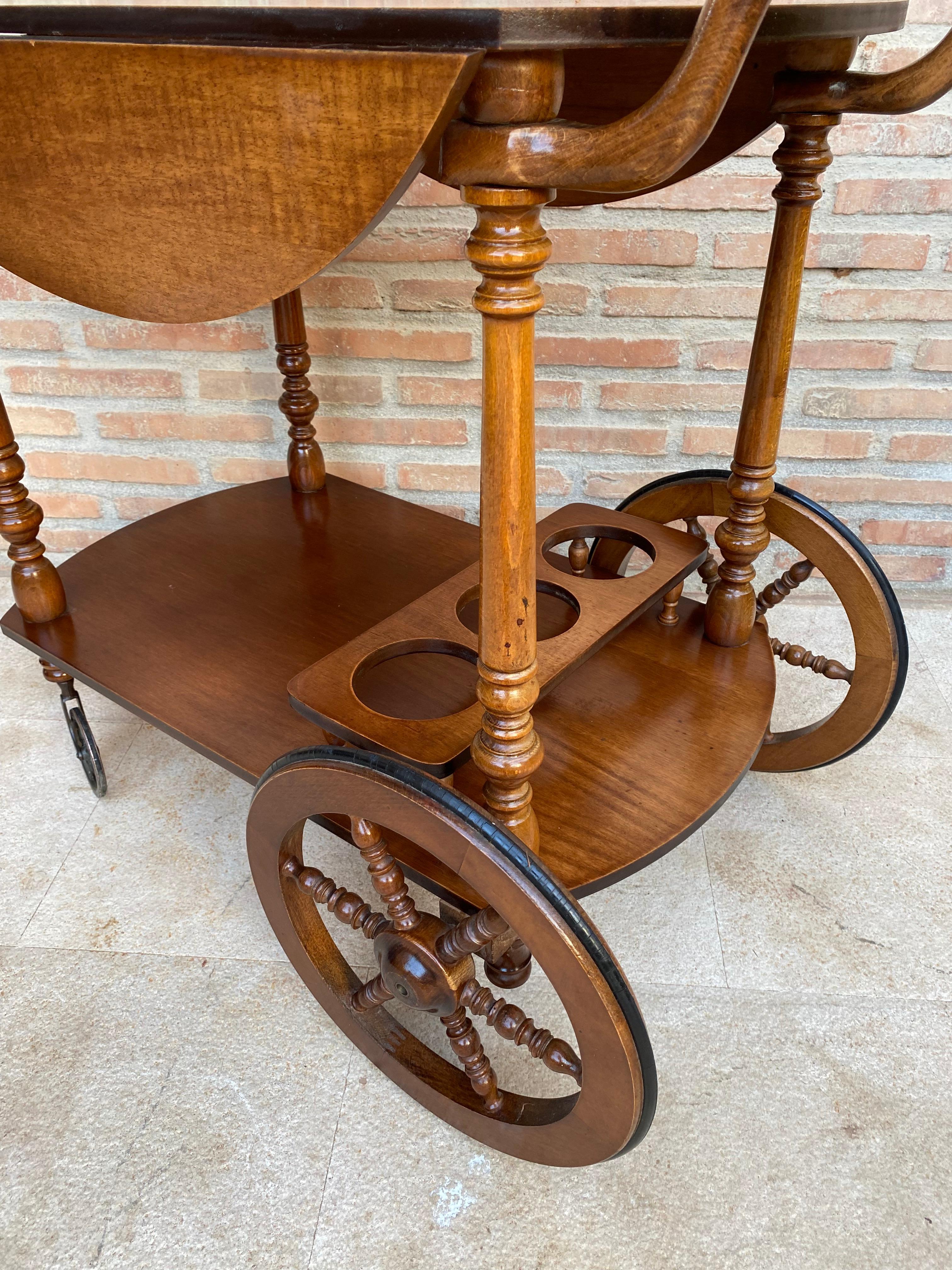 Carrello da bar francese di metà secolo, anni '50 in vendita 5