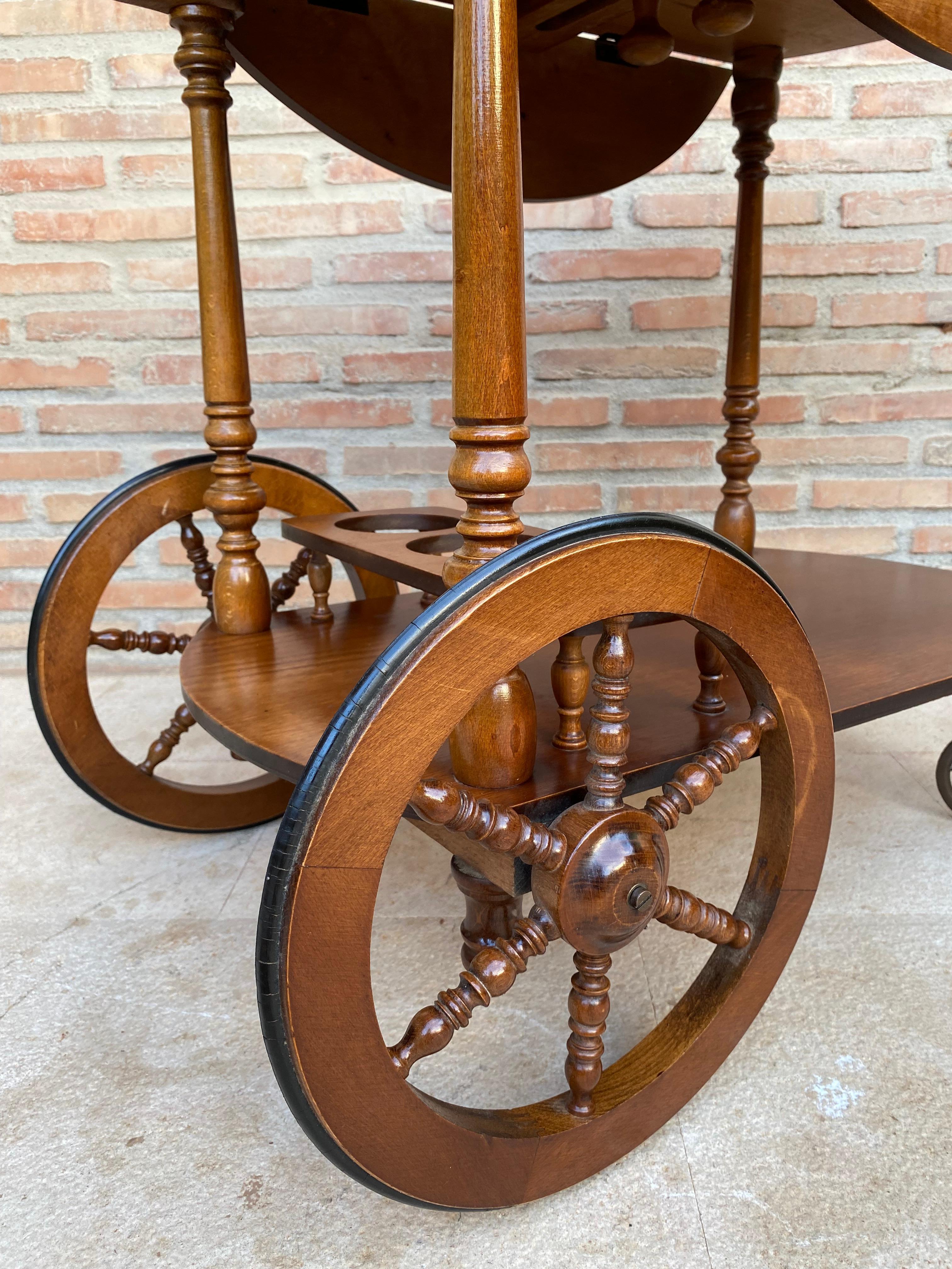 Carrello da bar francese di metà secolo, anni '50 in vendita 6
