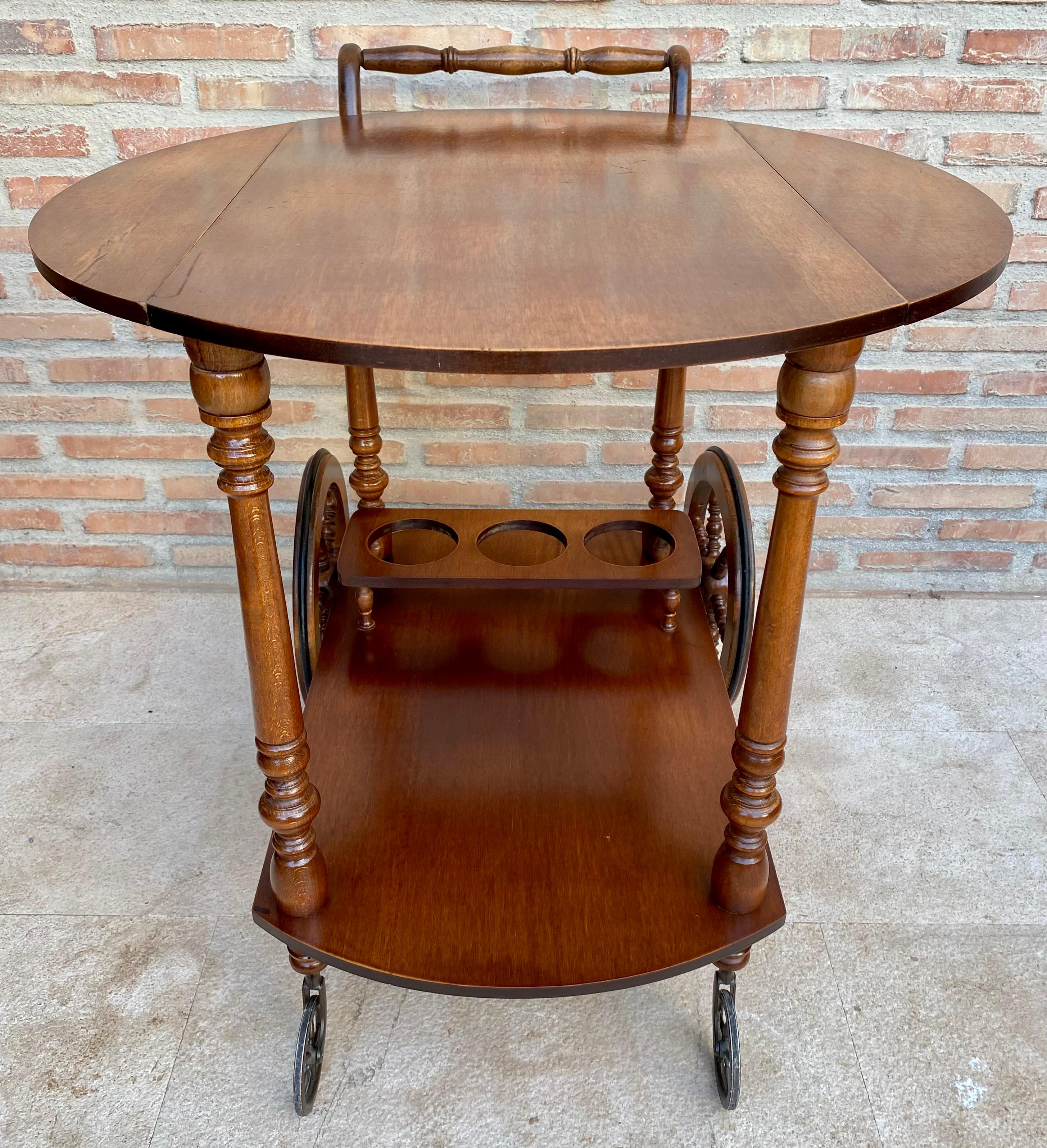 Carrello da bar francese di metà secolo, anni '50 in vendita 1