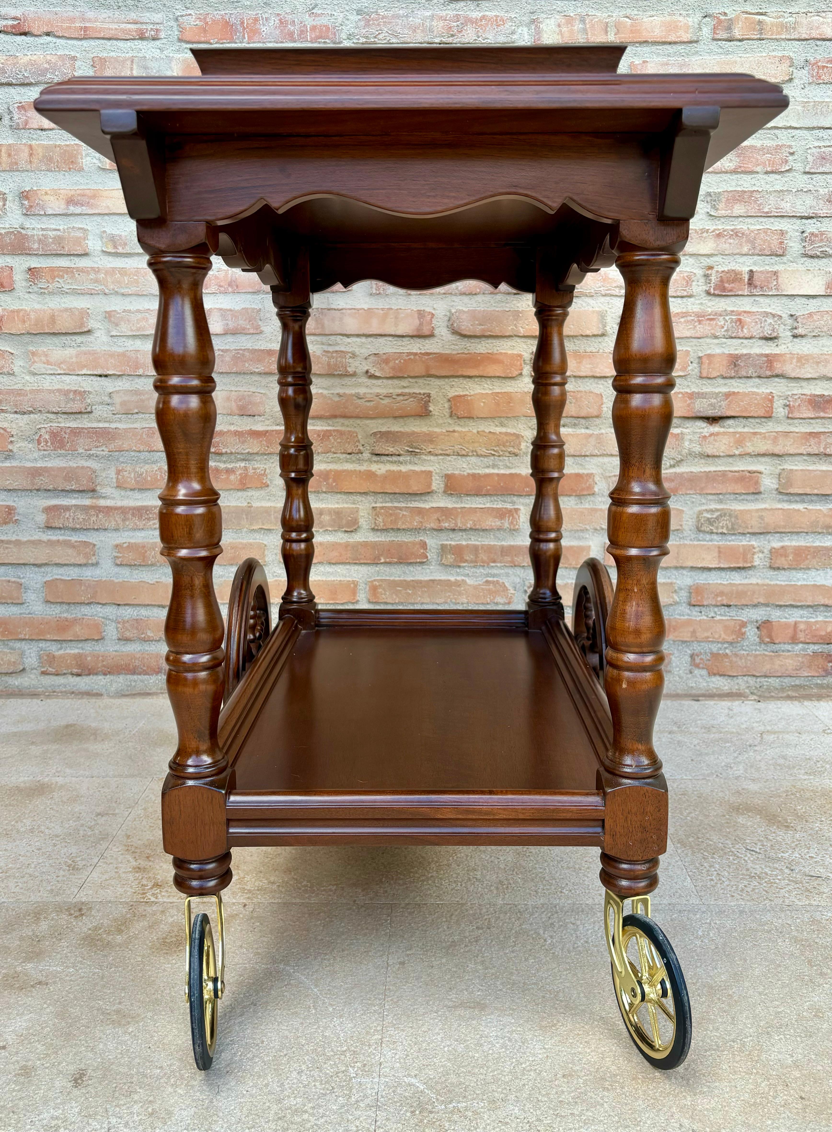 Carrello da bar francese di metà secolo, anni '50 in vendita 1
