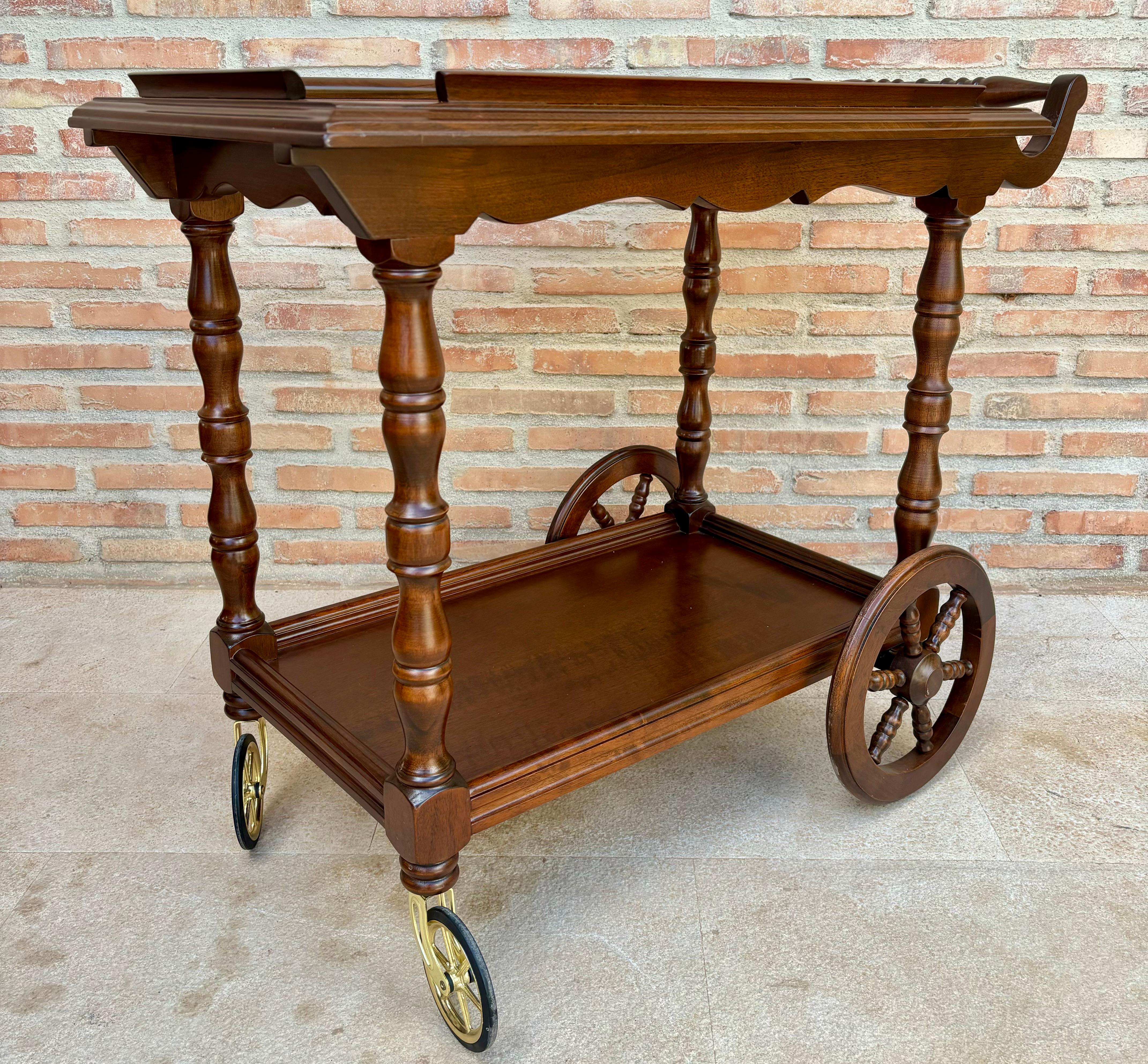 Carrello da bar francese di metà secolo, anni '50 in vendita 2