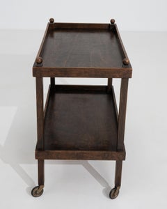 Französischer Barwagen aus der Jahrhundertmitte mit Rollen, CIRCA 1960