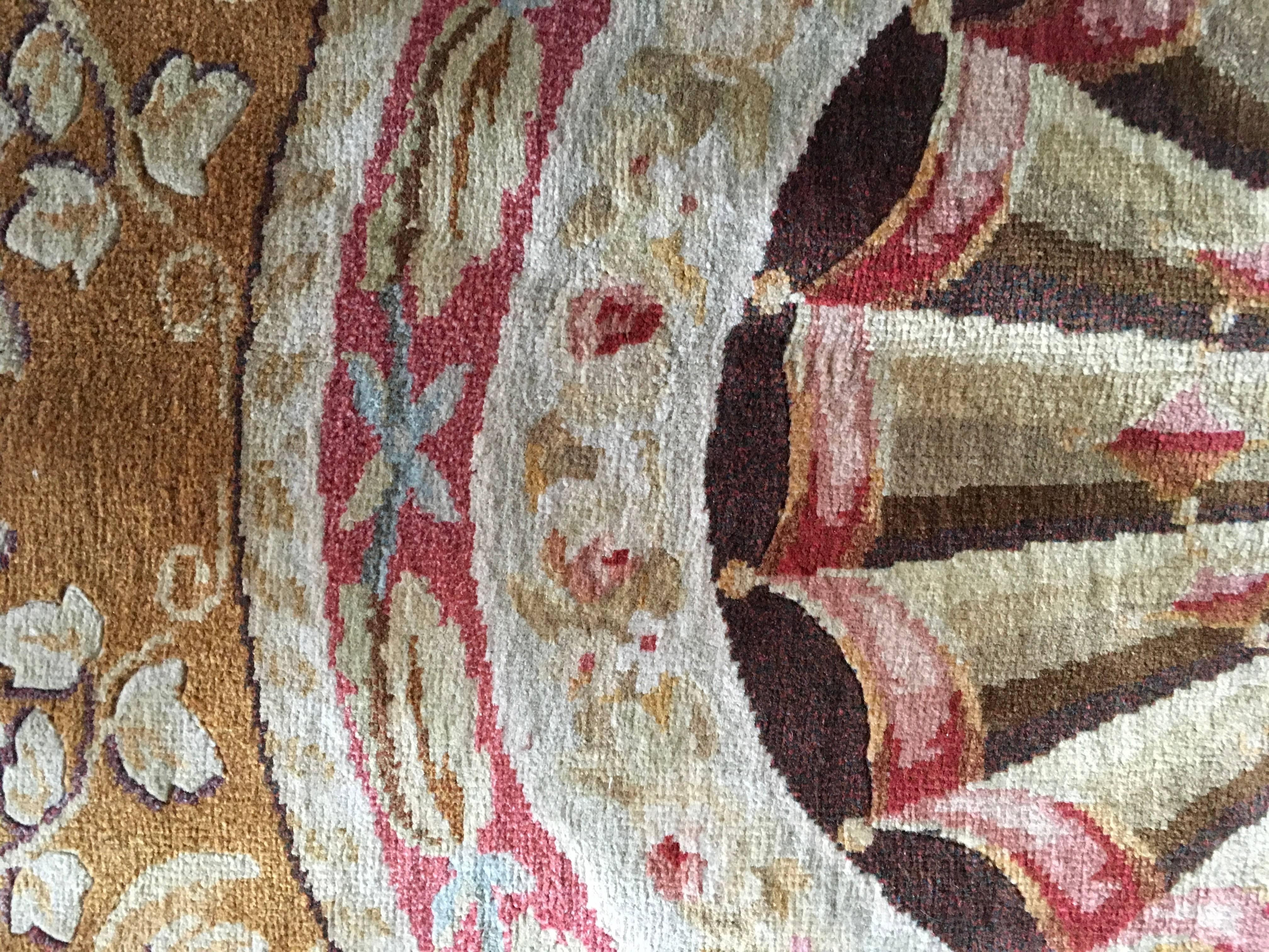 antique rug color correction